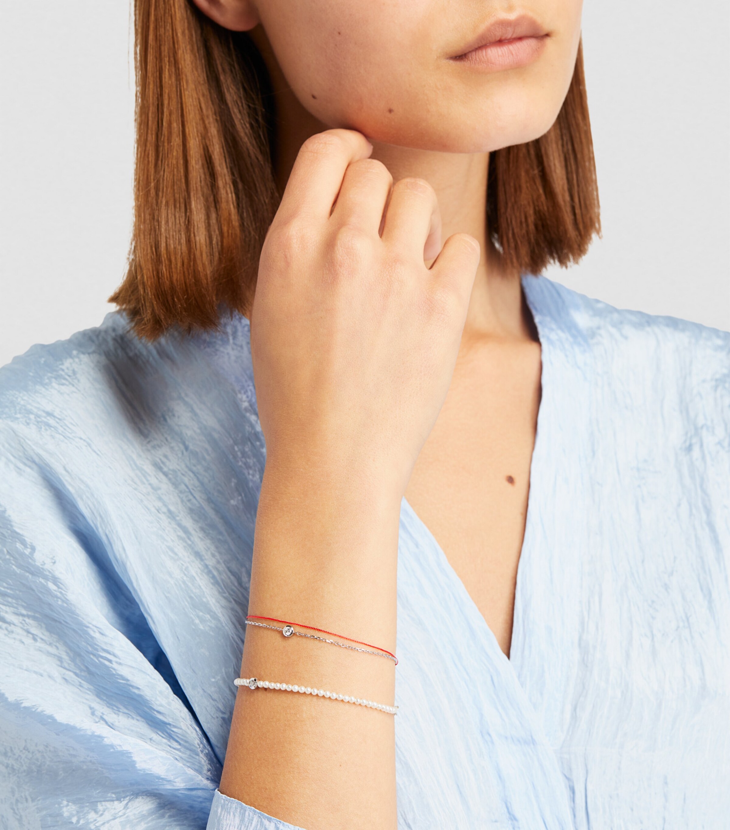 Redline White Gold Pure Duo Bracelet Red Image 4