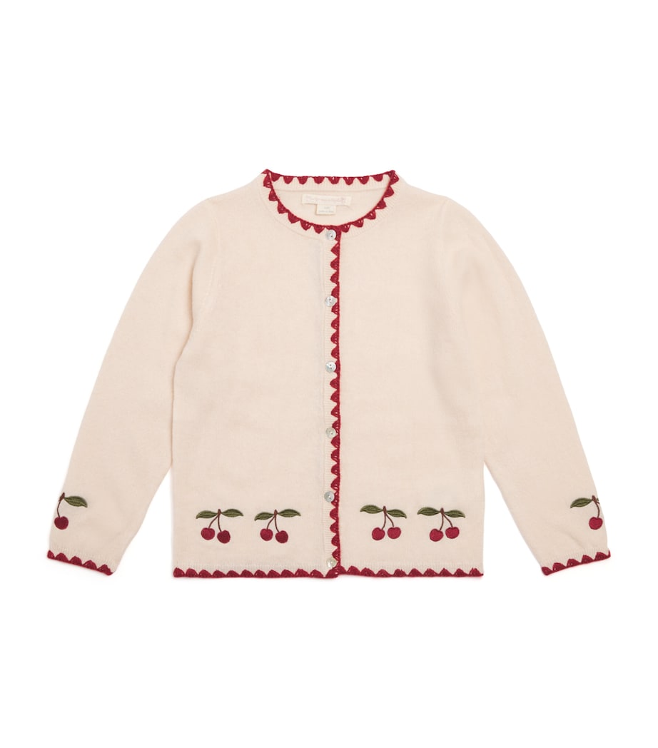 Wool Collette Cardigan (5-10 Years) S00026 OFF WHITE Image 1