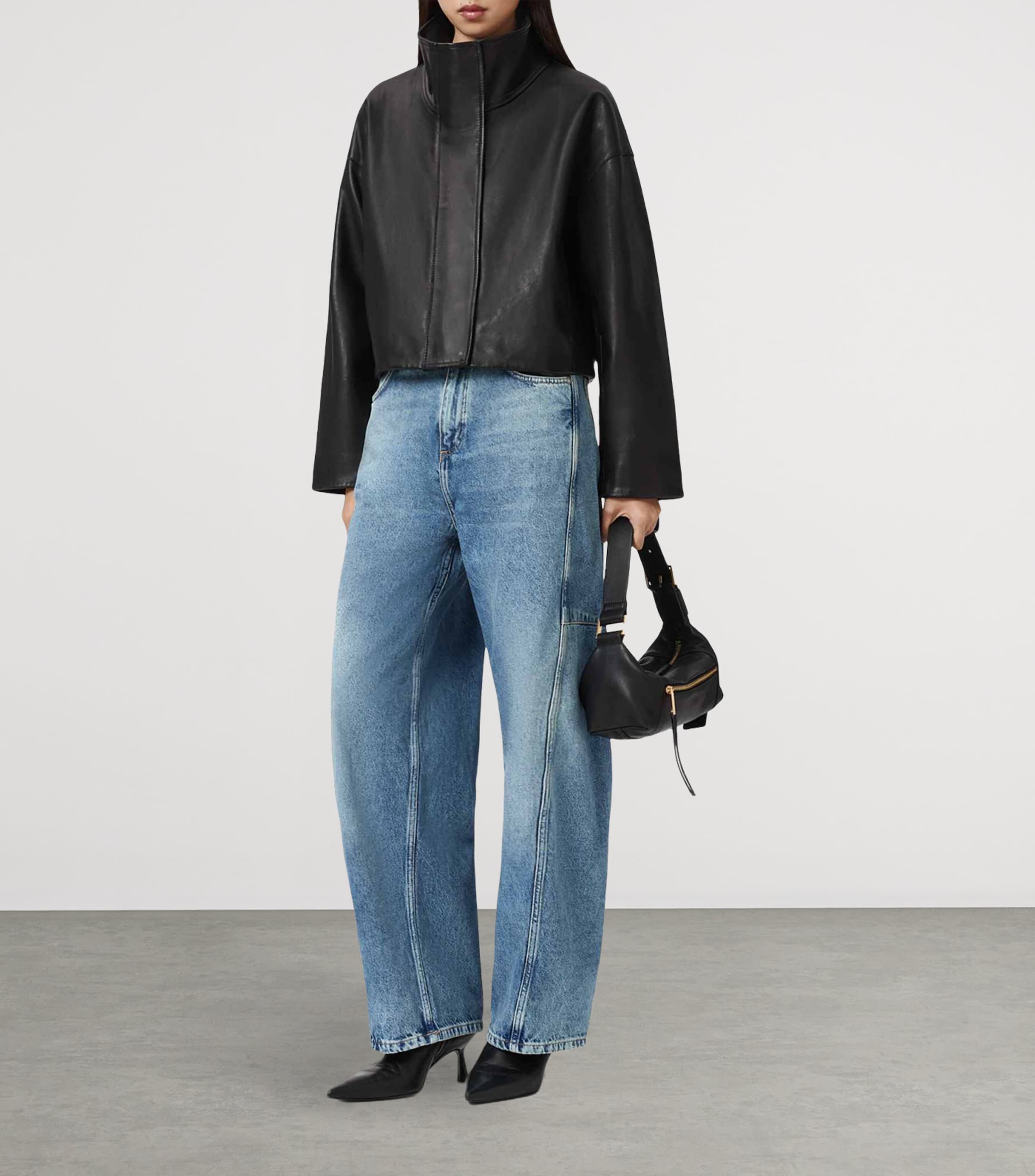 Organic Denim Carter Barrel Jeans MID INDIGO Image 3