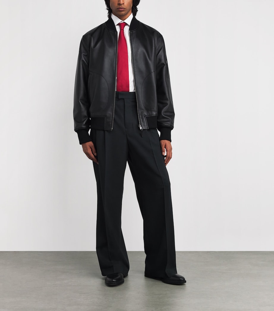 Cotton Paisley-Collar Contemporary-Fit Shirt WHITE Image 2