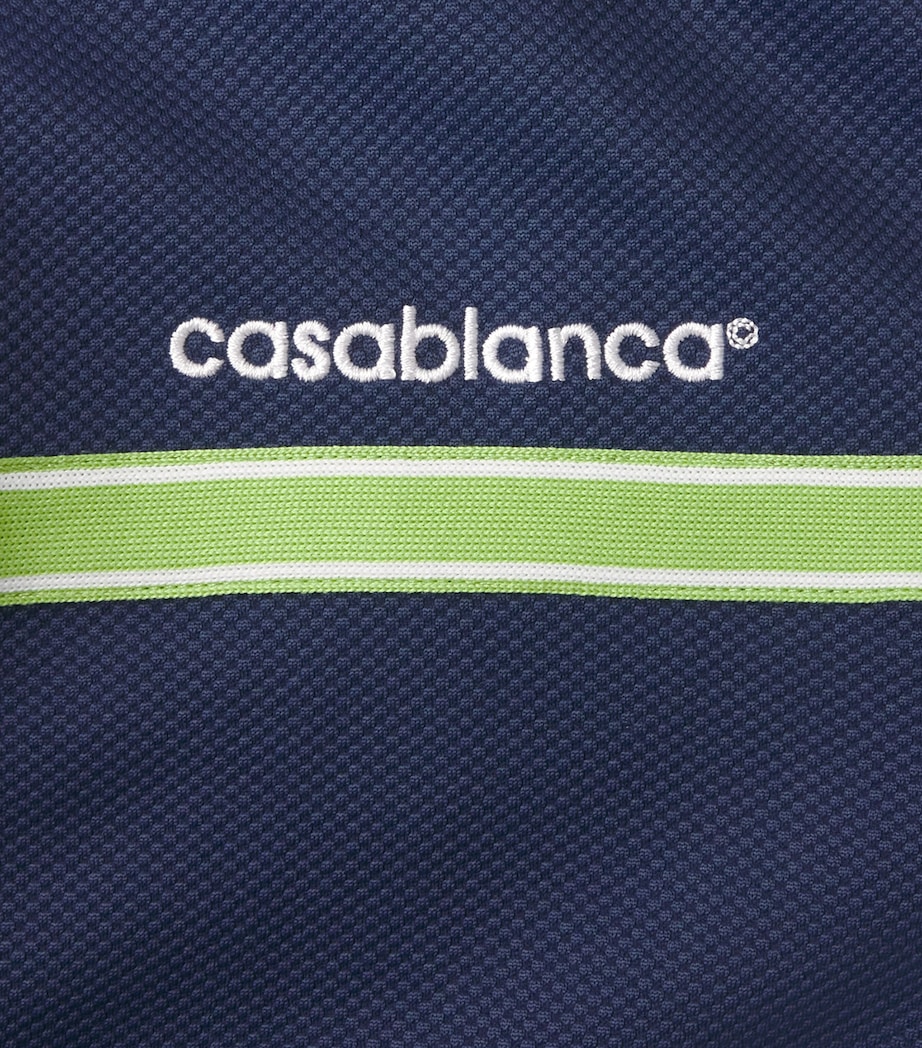 Piqué Track Jacket PALE BLUE / WHITE Image 5