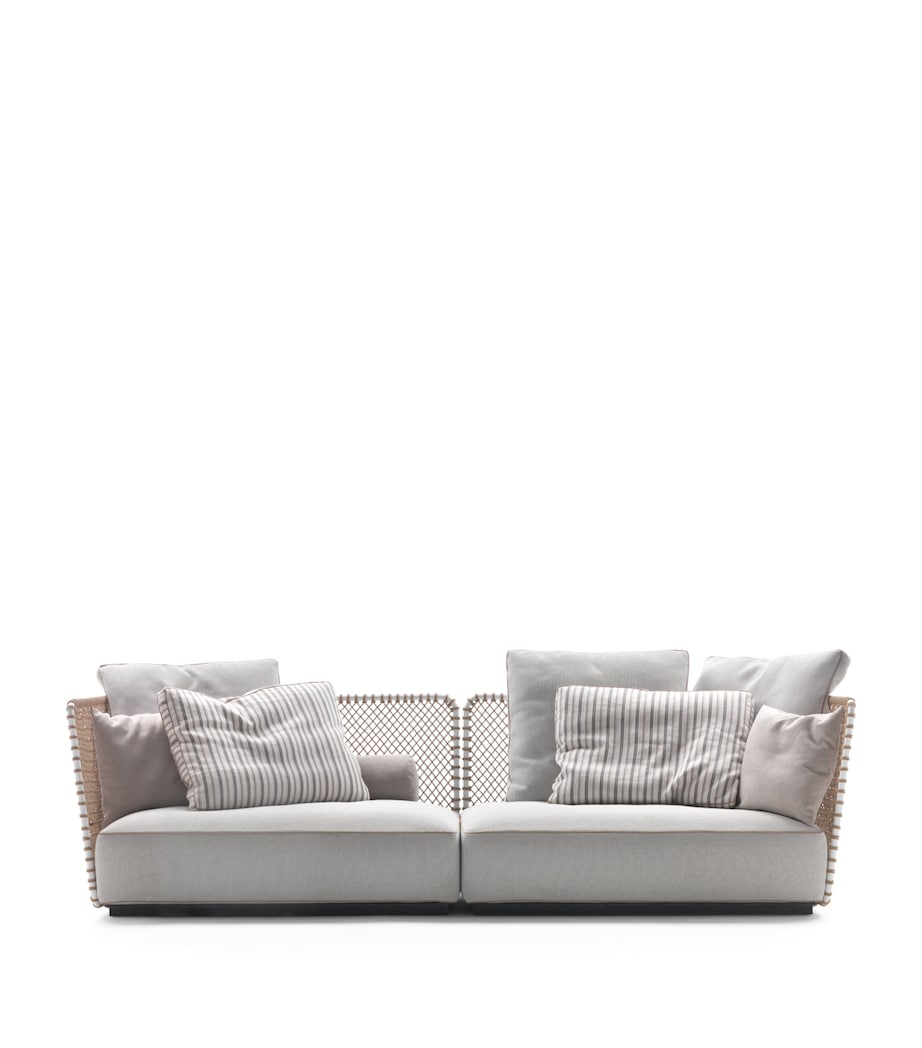 Oasis Outdoor Sofa WHITE EMBOSSED Image 1