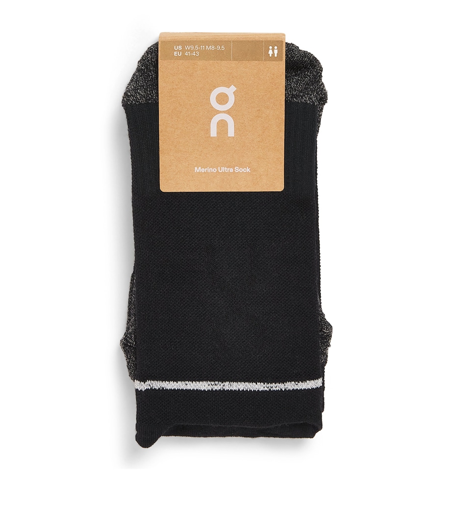 Merino Ultra Socks BLACK Image 1