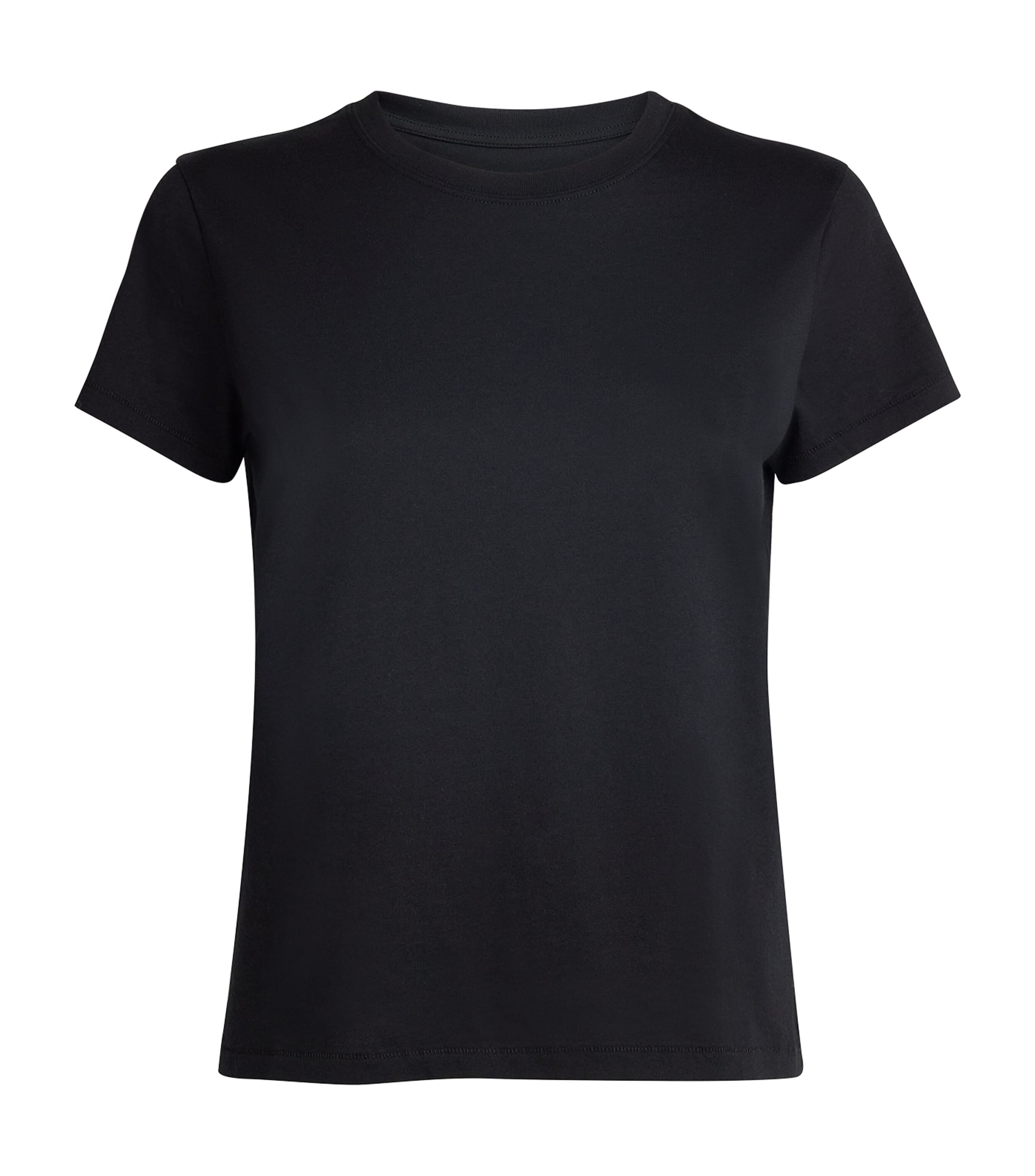 Frame Supima Cotton T-shirt In Black