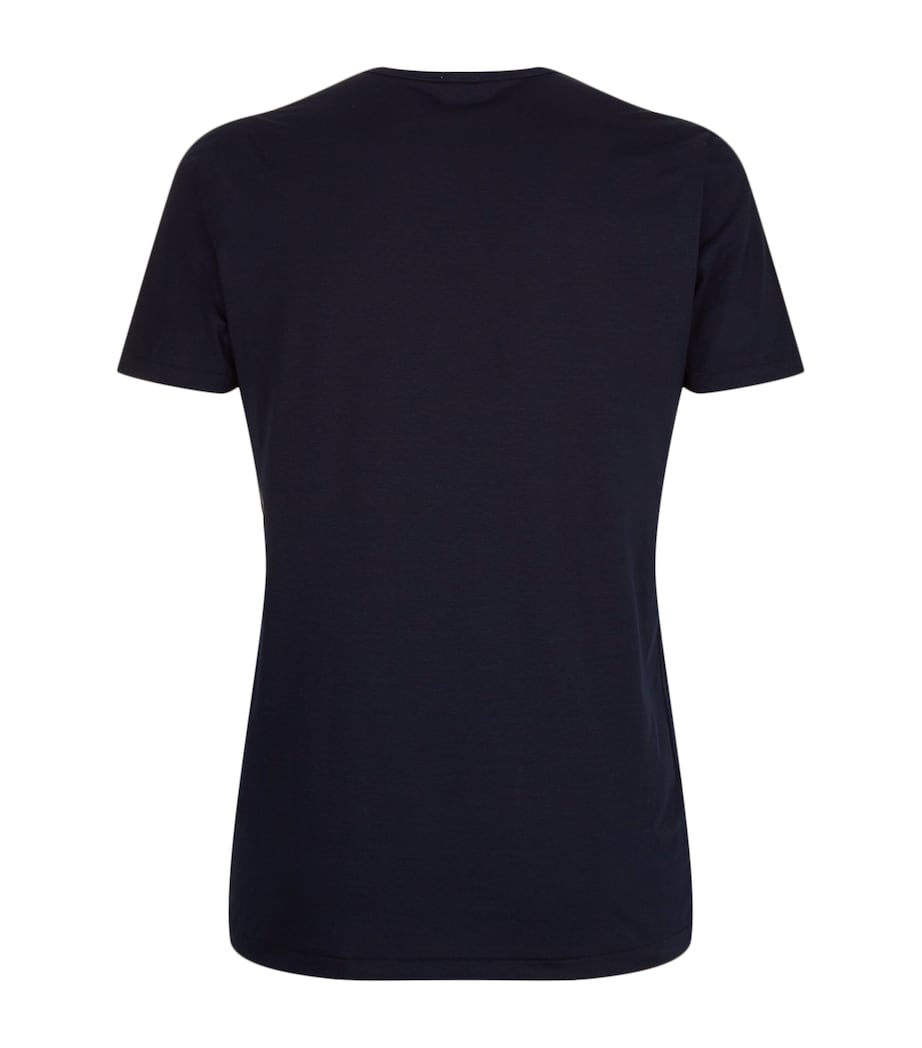 172 Pure Comfort V-Neck T-Shirt NAVY Image 3