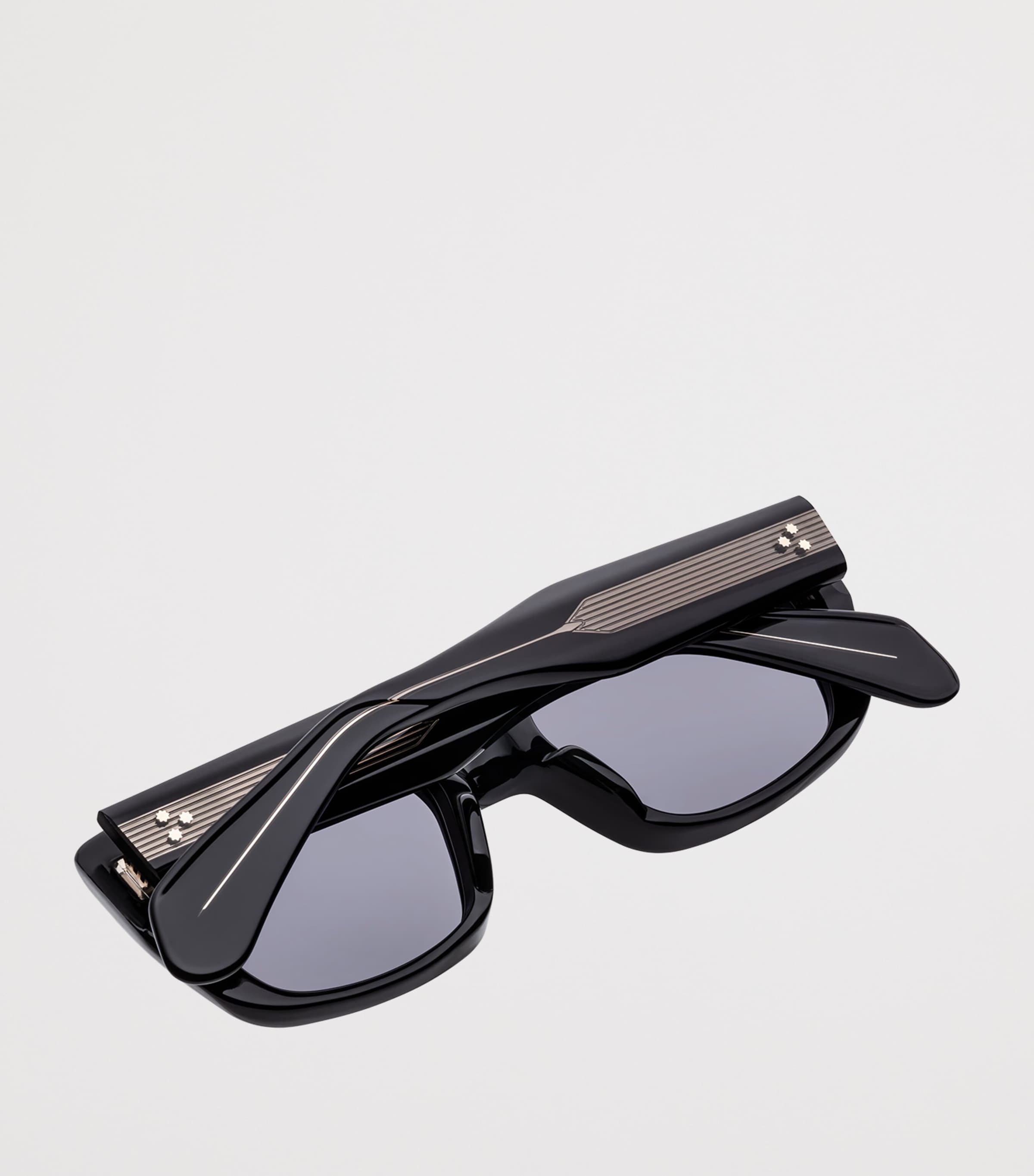 Jacques Marie Mage Corniche Rectangle Sunglasses Raven Image 4