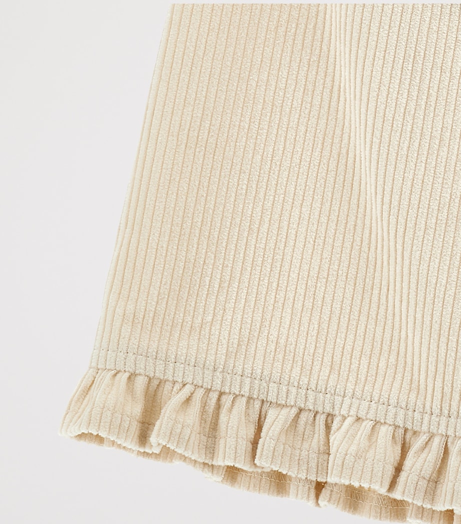 Corduroy Ruffle Trousers (3-36 Months) ECRU Image 4