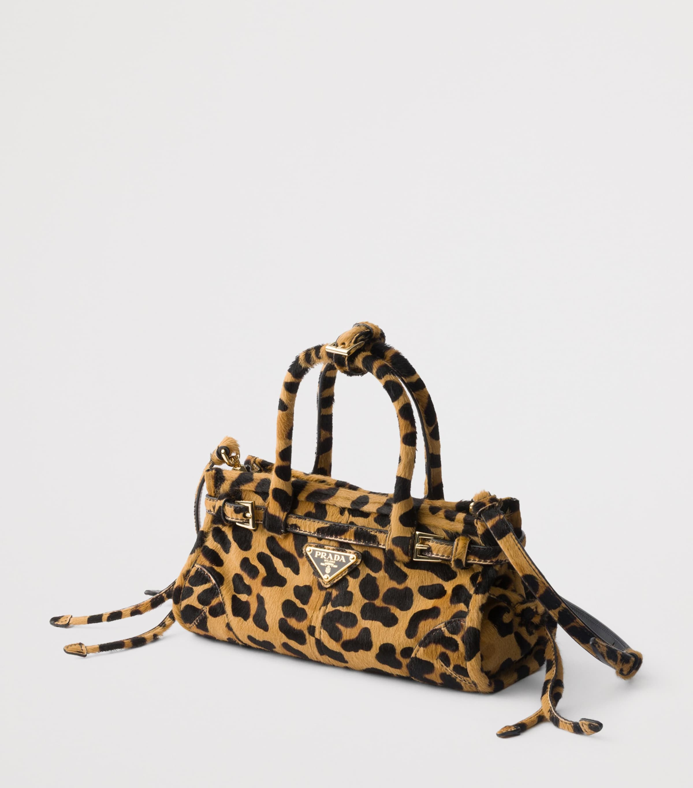 Prada Mini Leather Printed Bonnie Shoulder Bag Image 2