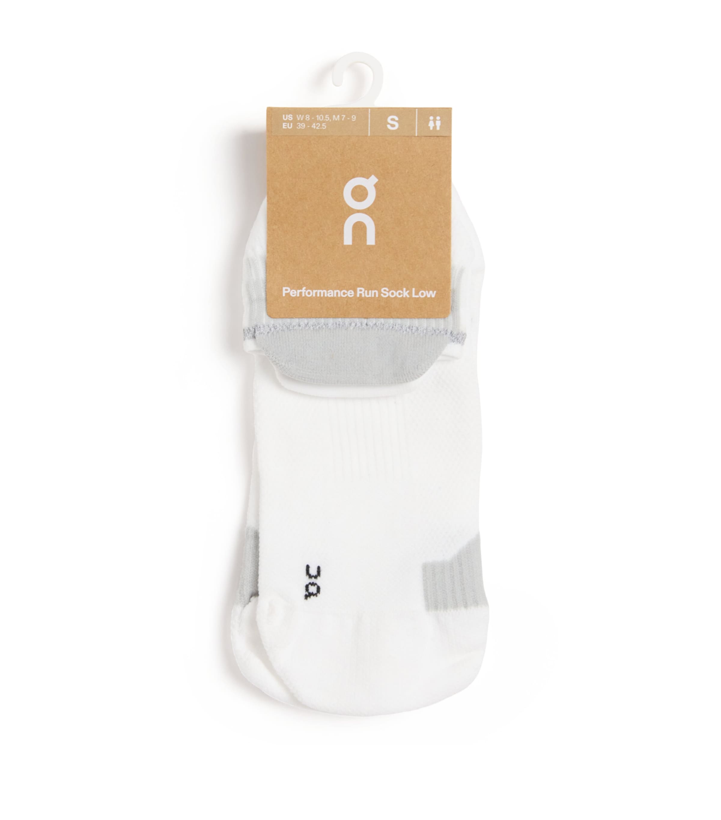 On Performance Run Low Socks In White