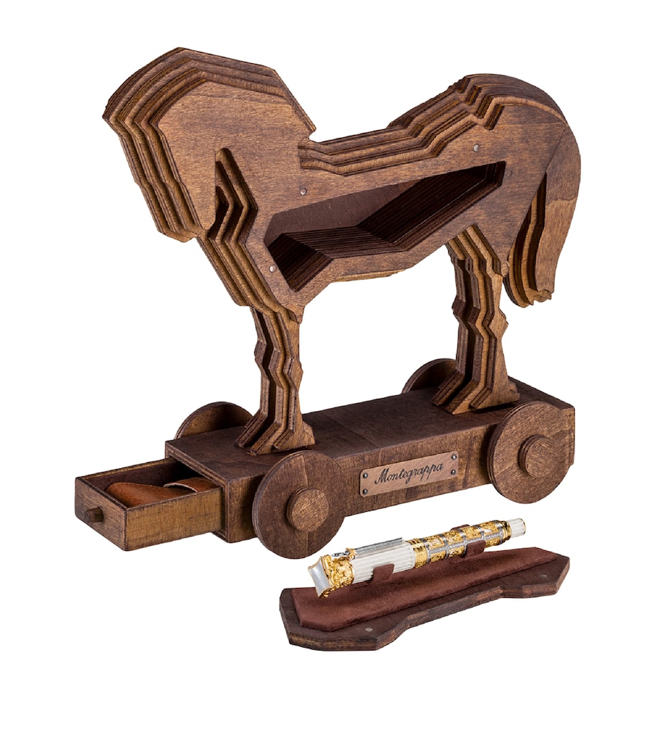 Odyssey Chapter I Rollerball Pen WHITE/GOLD/SILVER Image 4