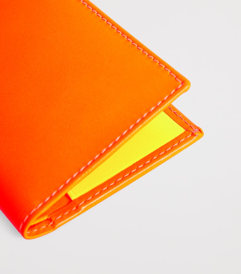 Leather Super Fluo Cardholder 1 - ORANGE Image 4