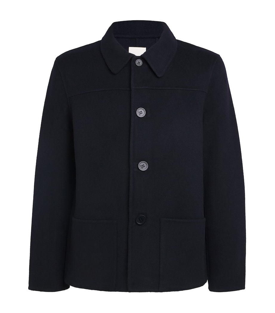 Double-Face Wool Worker Jacket NAVY BLUE Image 1