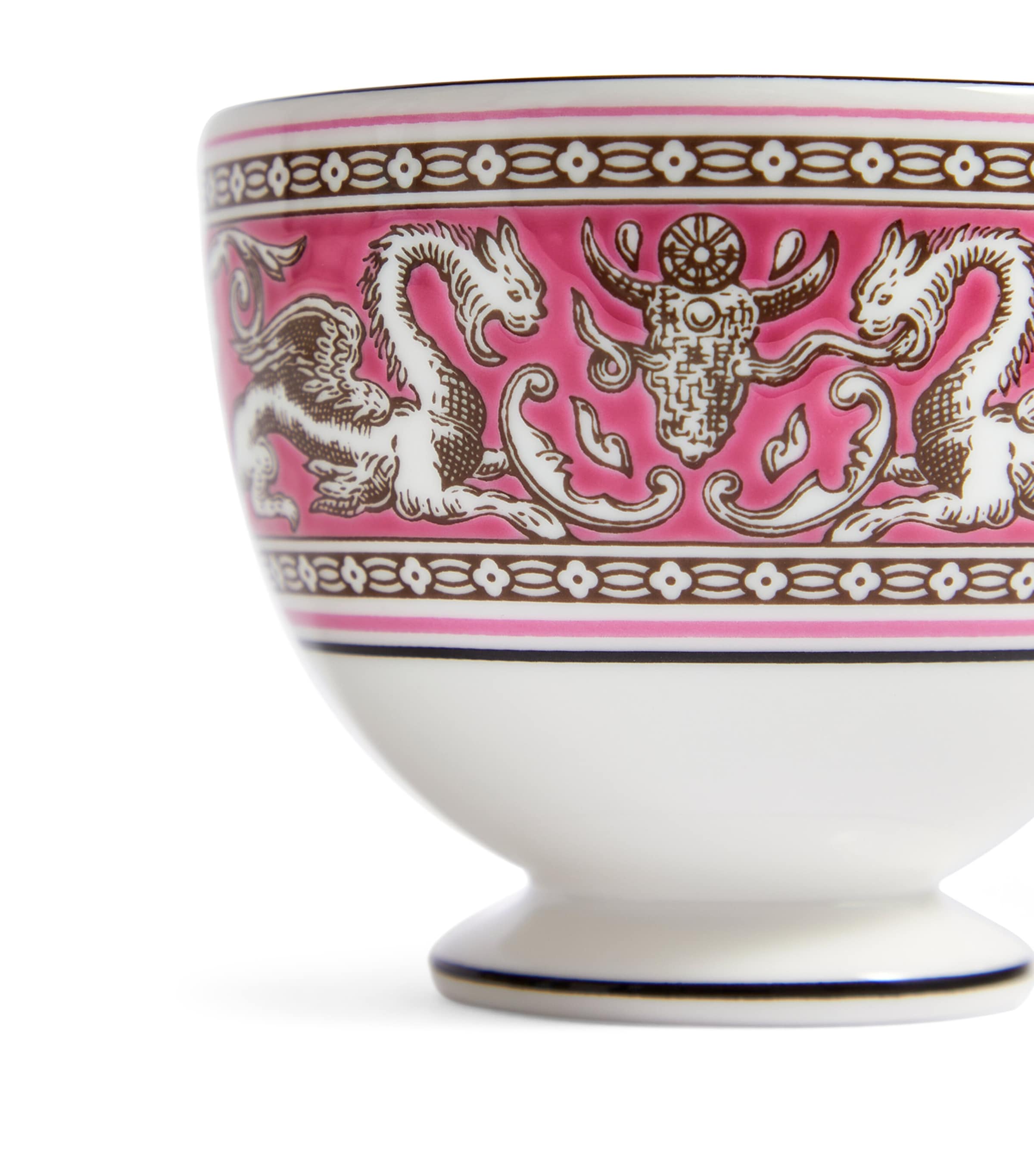 Florentine Fuchsia Teacup & Saucer PINK Image 3
