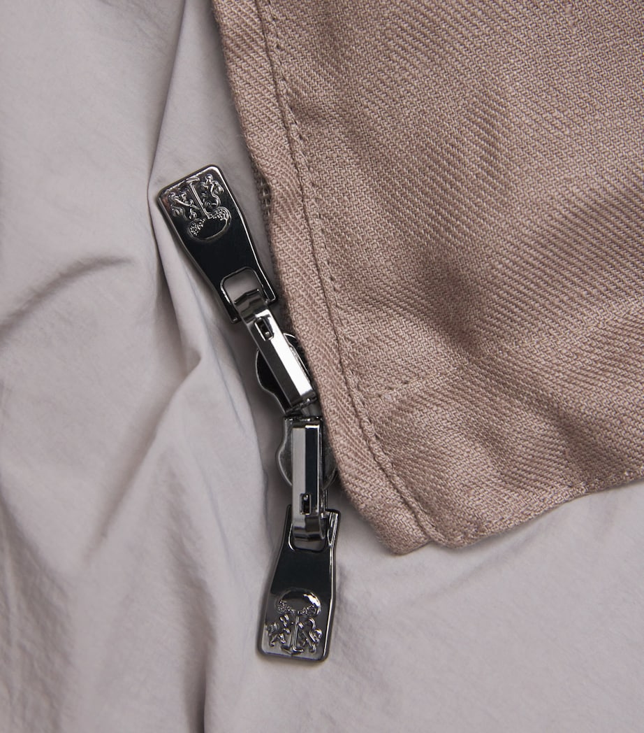 Linen-Nylon Reversible Jacket 029 NATURAL / BEIGE Image 5