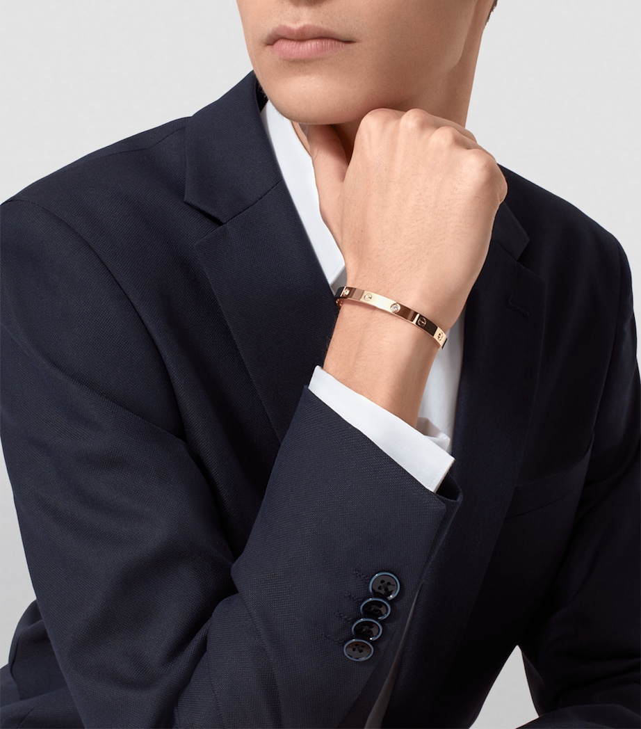 LOVE Classic Yellow Gold 4-Diamond Bracelet YELLOW GOLD Image 4