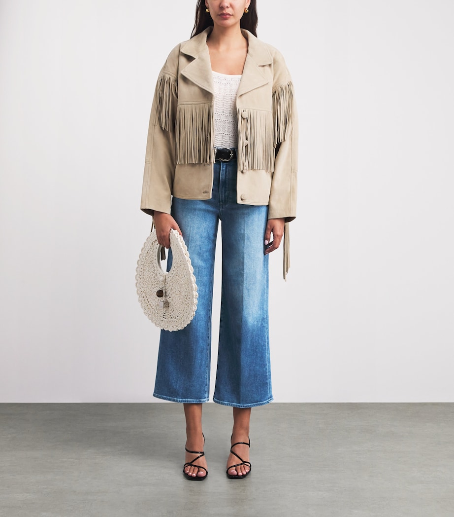 PAIGE Womens Anessa High-Rise Wide-Leg Jeans Vino Vibes Image 2