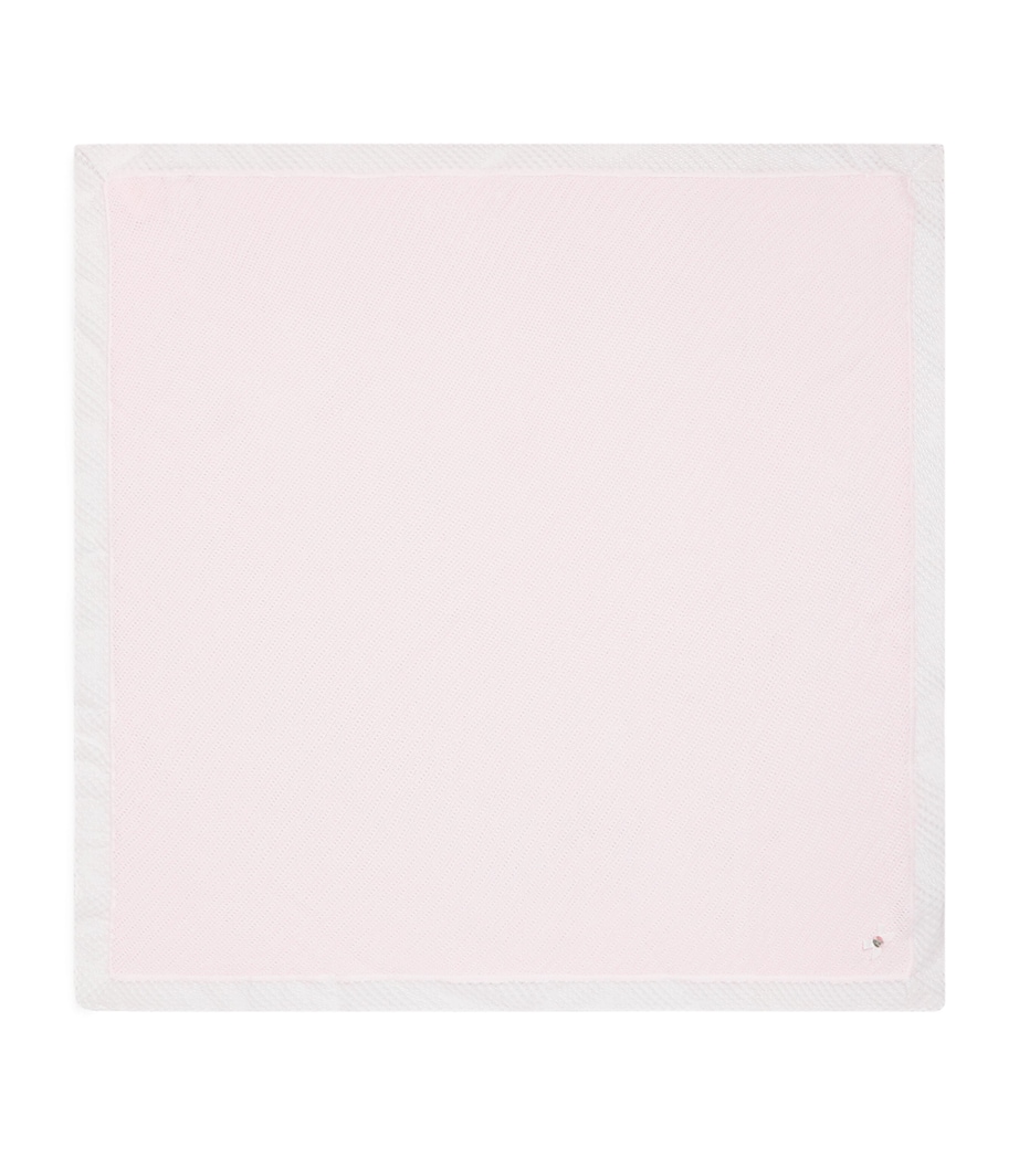 Cotton-Cashmere Lace Knitted Shawl 3701 H82 PINK/WHITE Image 1