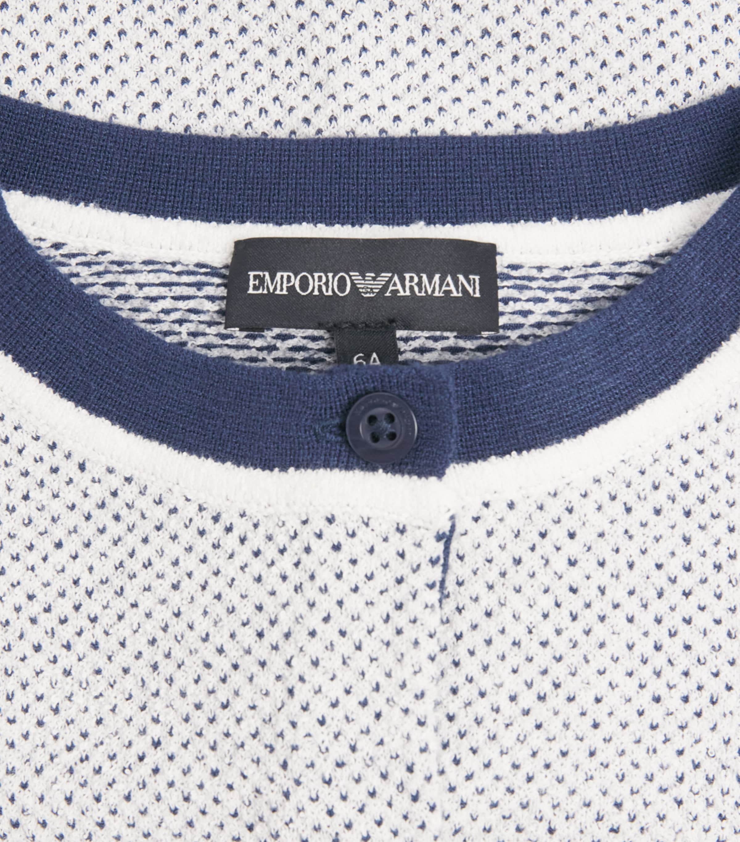 Waffle-Knit Cardigan (4-14 Years) DRESS BLUES Image 3