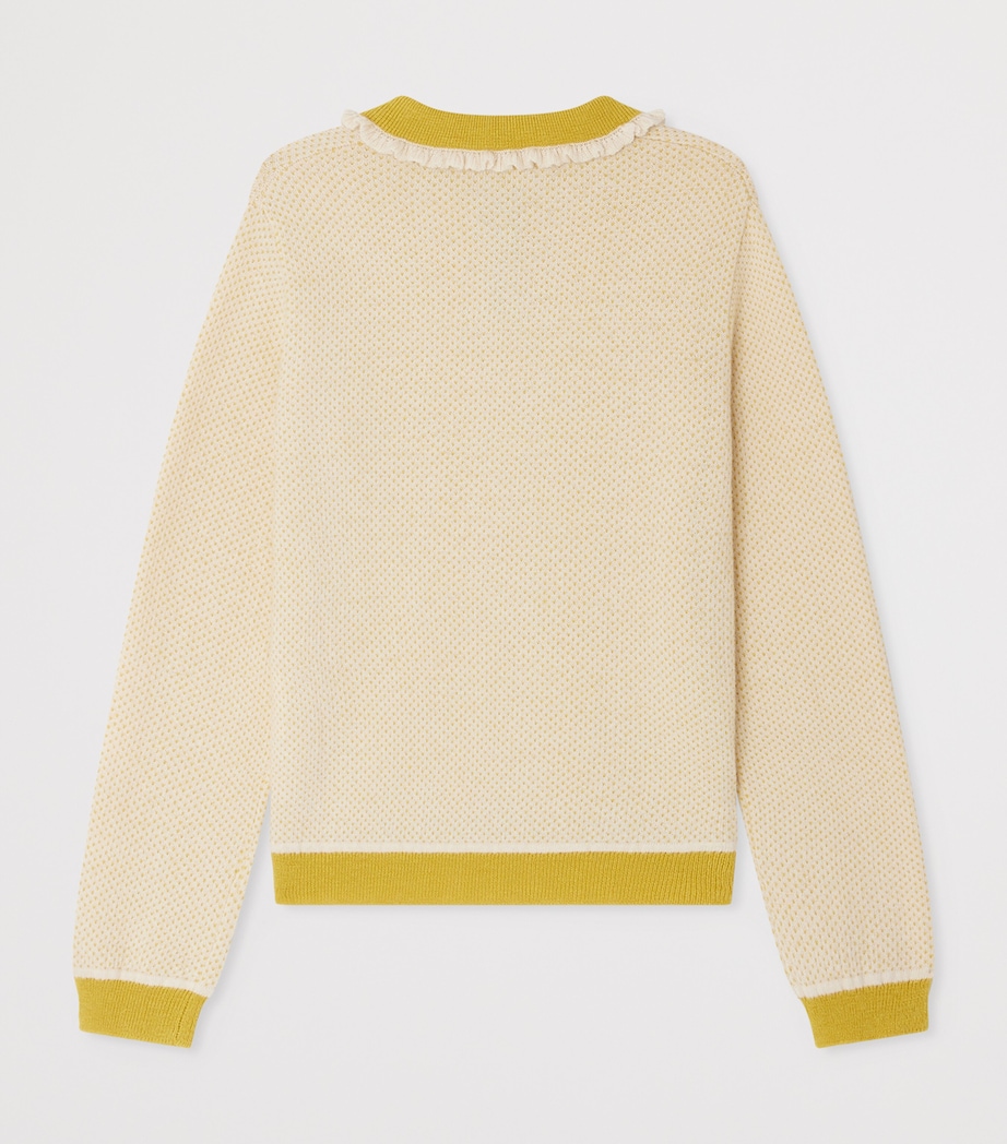 Wool-Cotton Polo Sweater (10-14 Years) UPB ANIS Image 2
