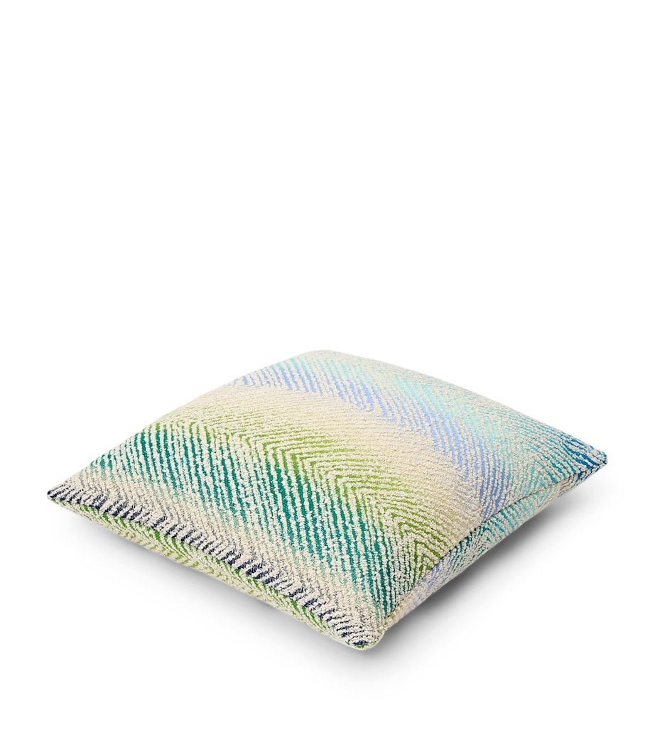 Missoni Home Zigzag Cushion (45cm x 45cm) Turquoise Multicolor Image 2