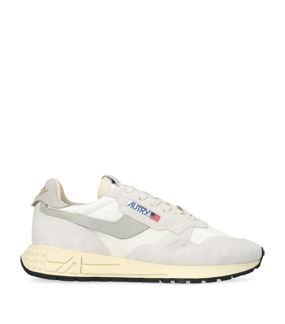 Leather Reelwind Low-Top Sneakers WHITE/OTH Image 1