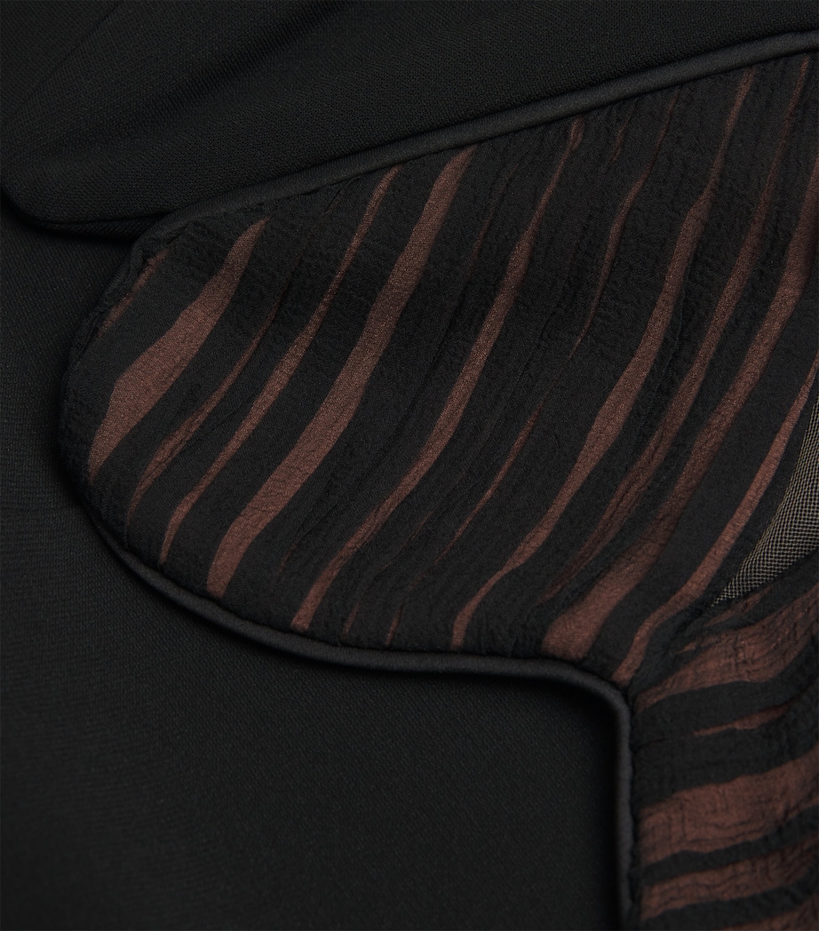 Heart Cup Mini Dress BLACK Image 5