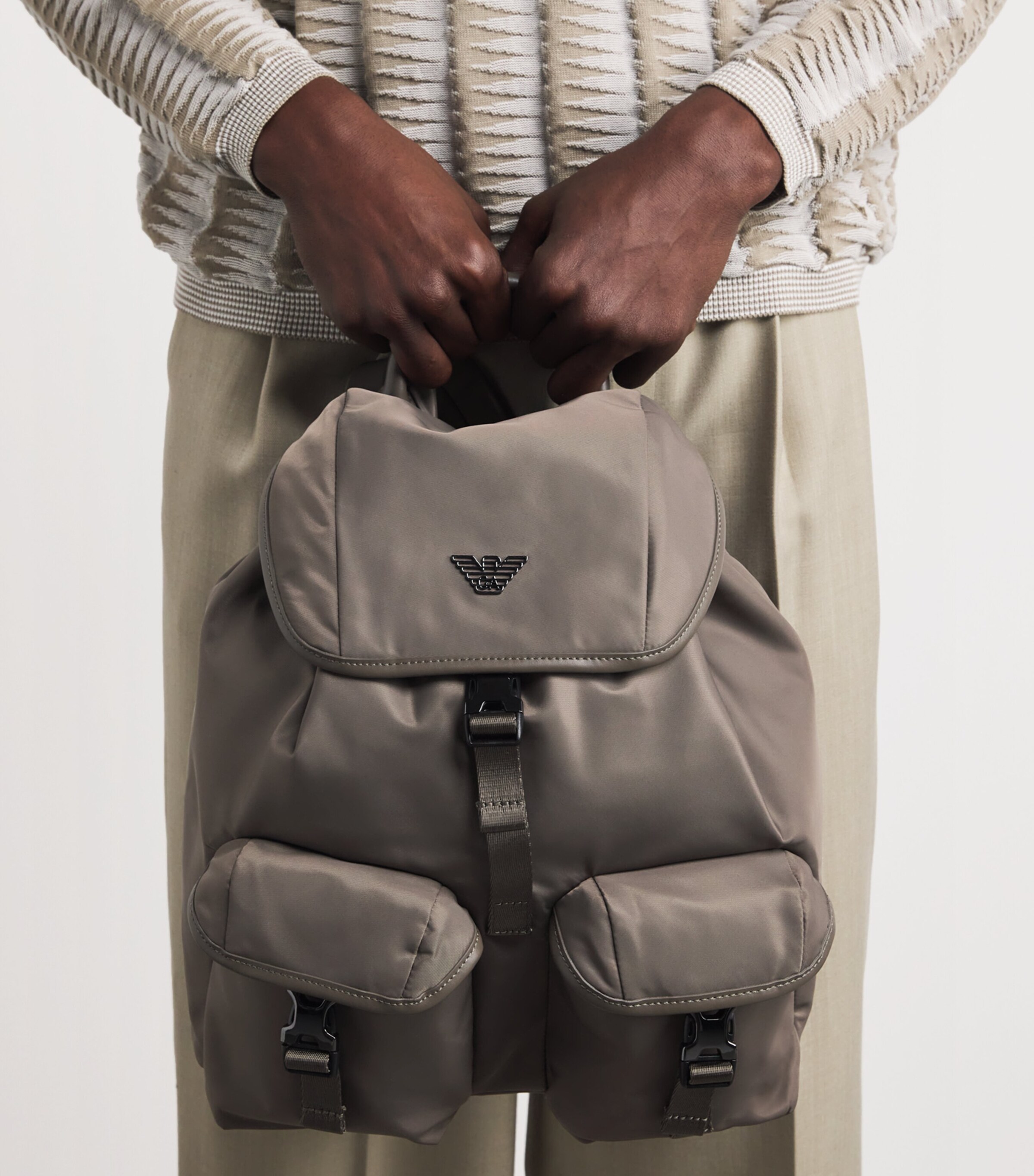 Emporio Armani Logo Backpack Image 4