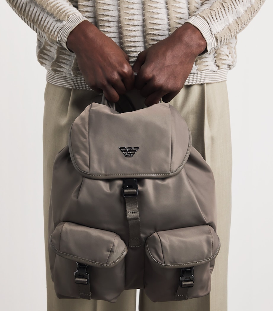 Emporio Armani Logo Backpack Image 4