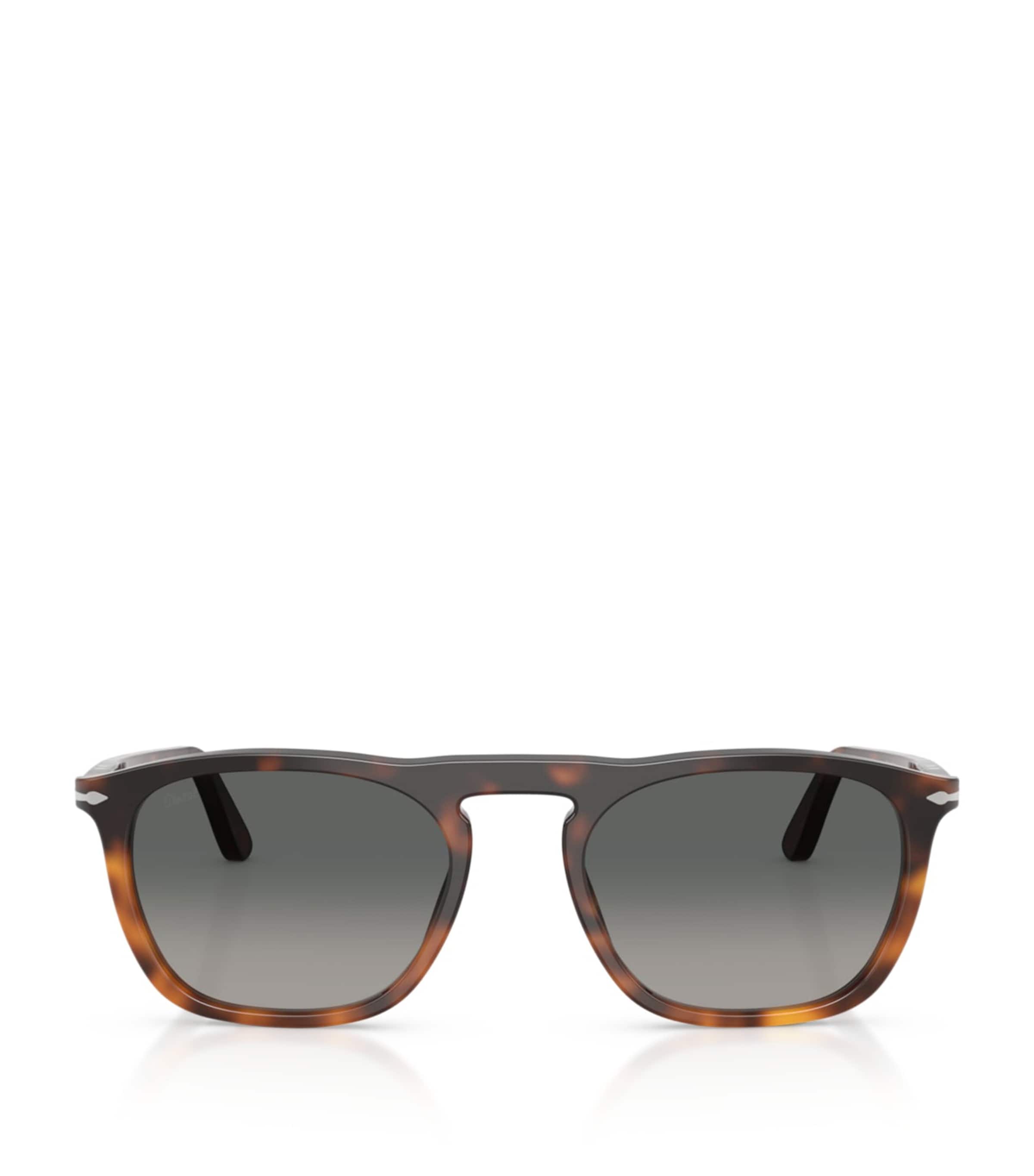 Persol Tortoiseshell Gae Square Sunglasses Gold Image 1