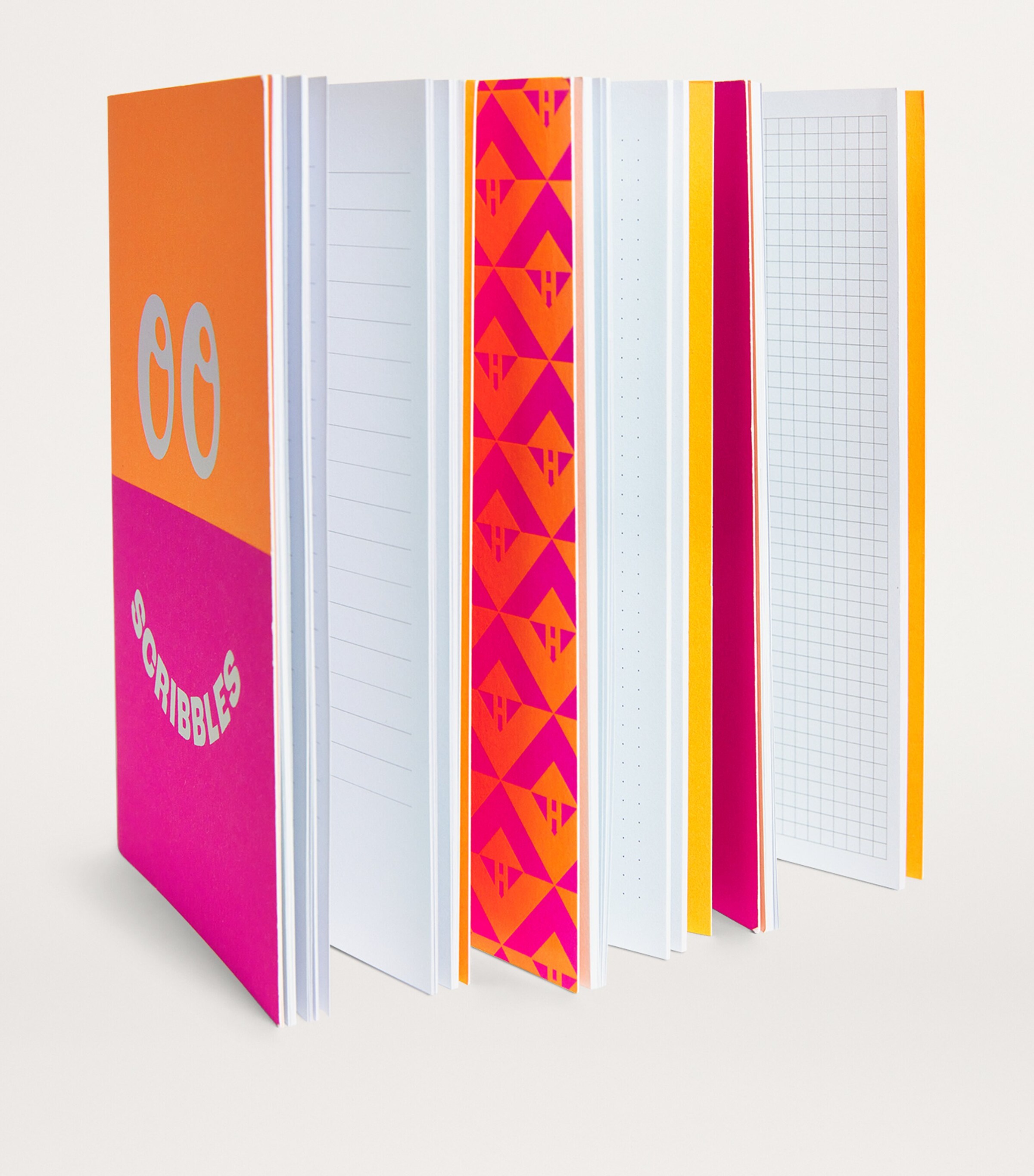 Harrods A6 Logo Notebooks (Set of 3) Red Image 3