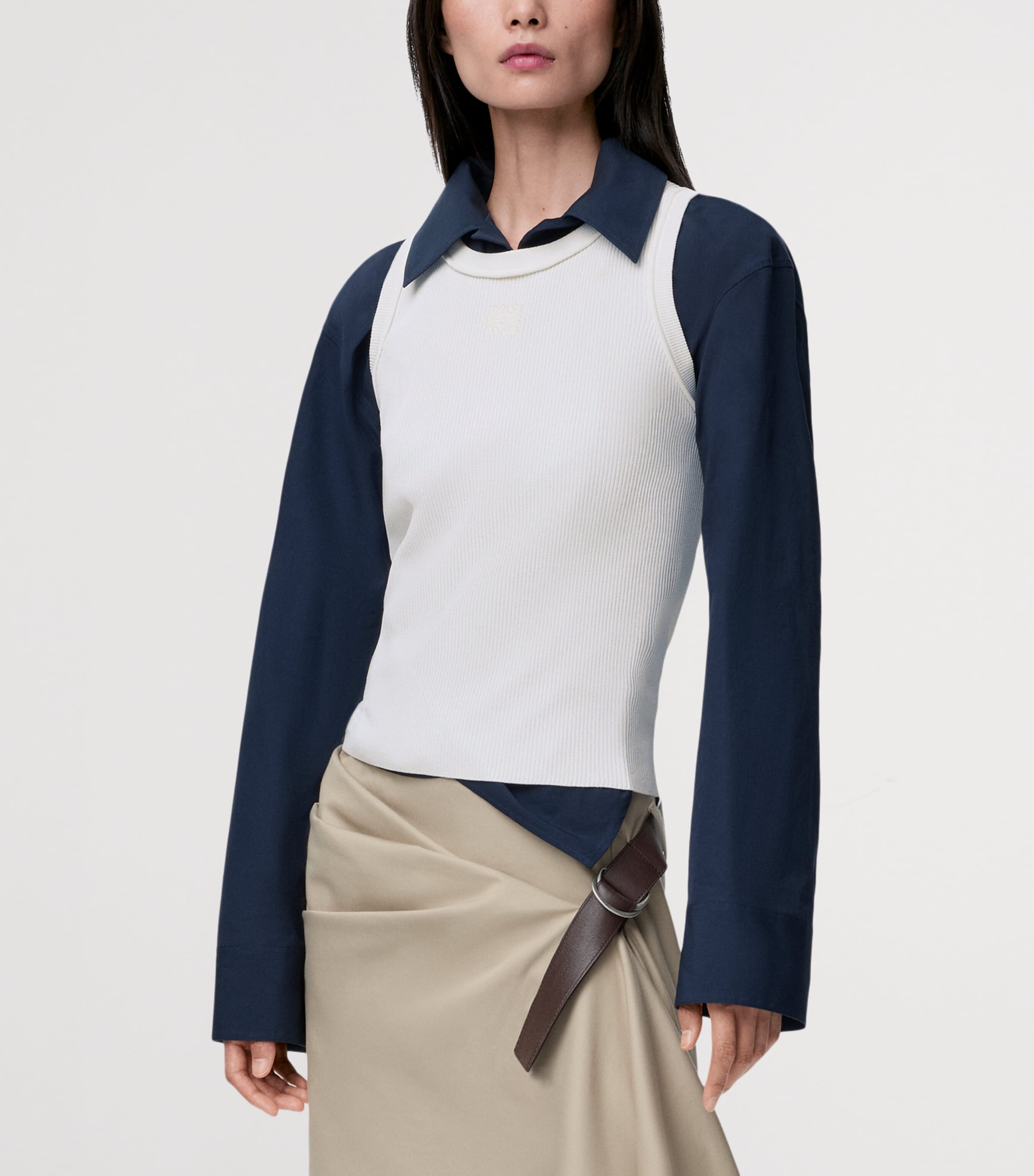 Anagram Tank Top WHITE Image 3