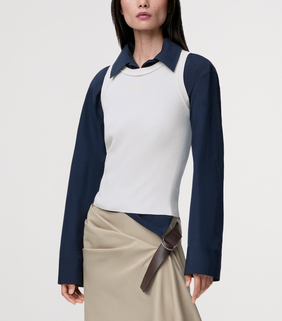 Anagram Tank Top WHITE Image 3