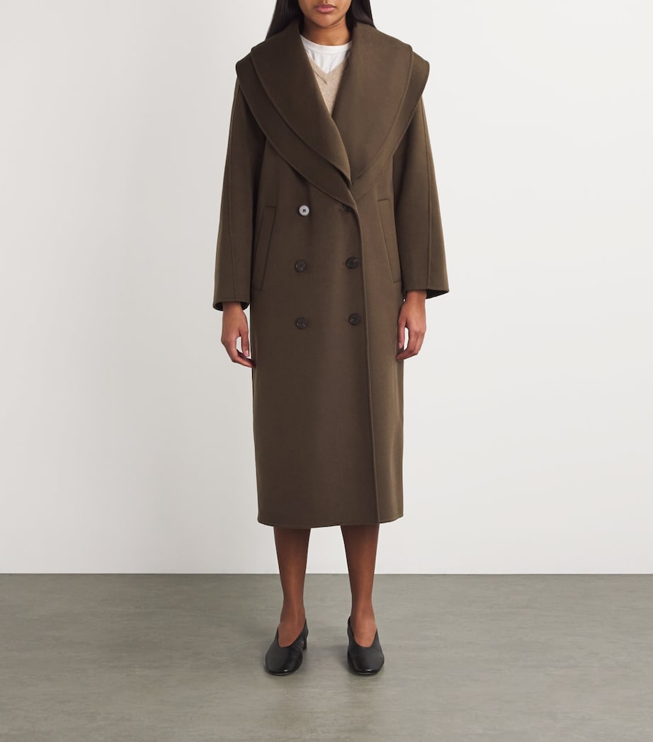 Wool Double-Faced Pea Coat 243_400 TAUPE Image 3