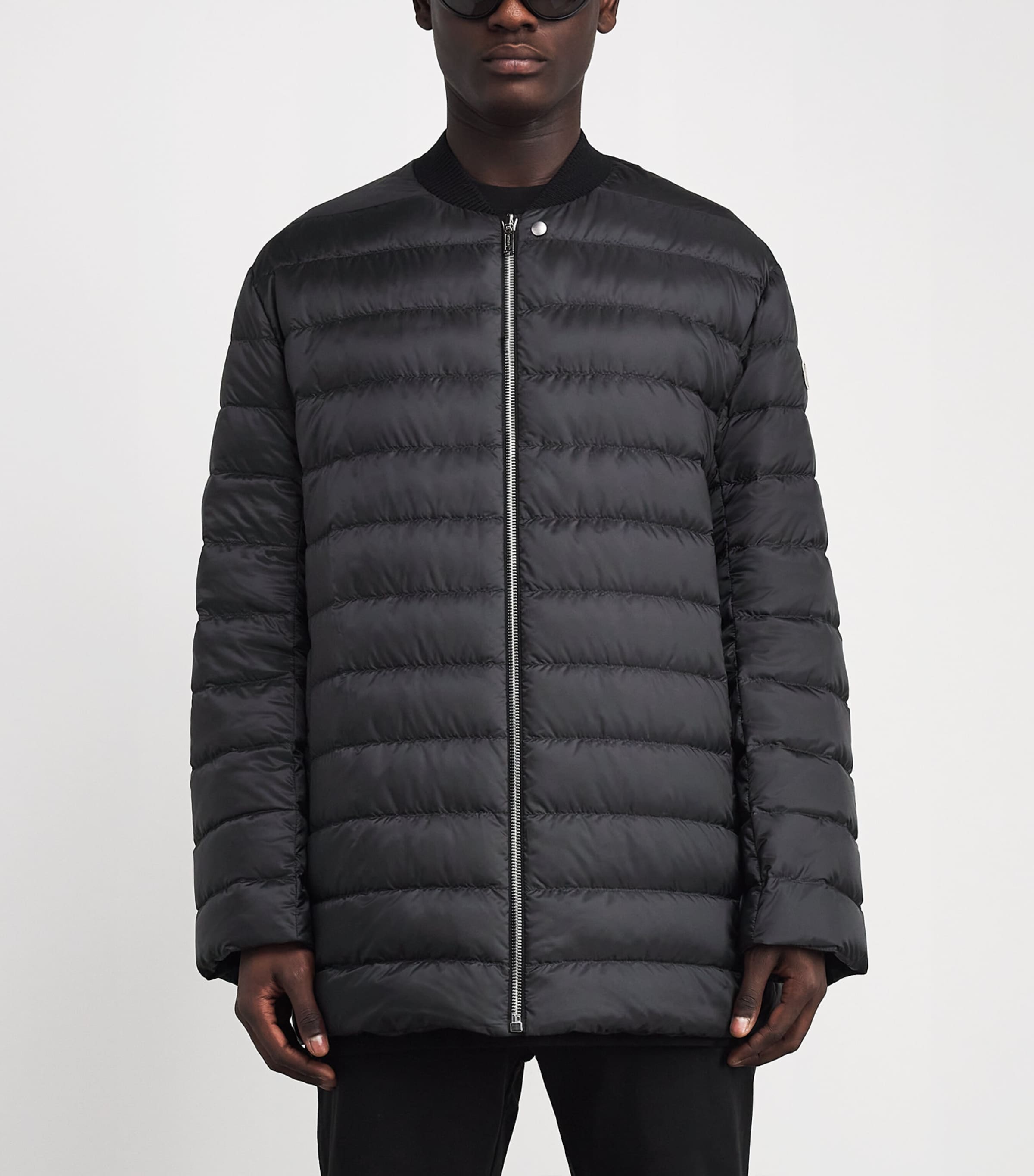 x Moncler Down Padded Flight Jacket 999 - BLACK Image 3