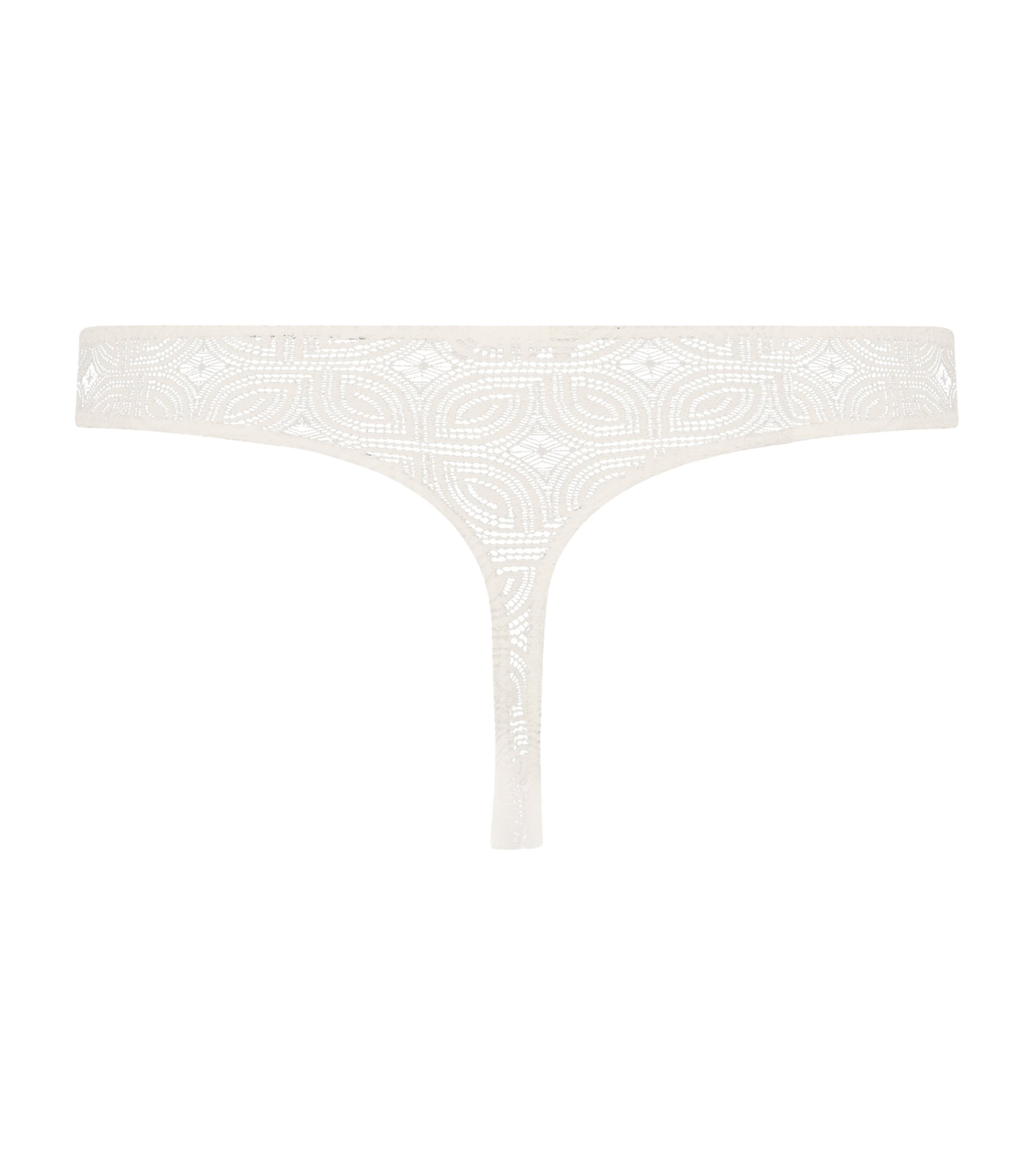Crochet Ruby Thong MISTY WHITE Image 2