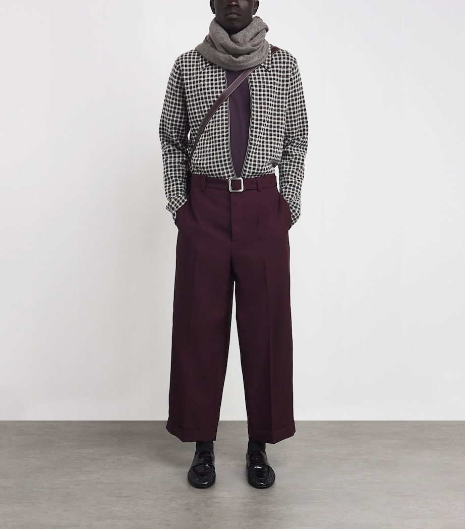 Cashmere Border Stole F6045 Image 2