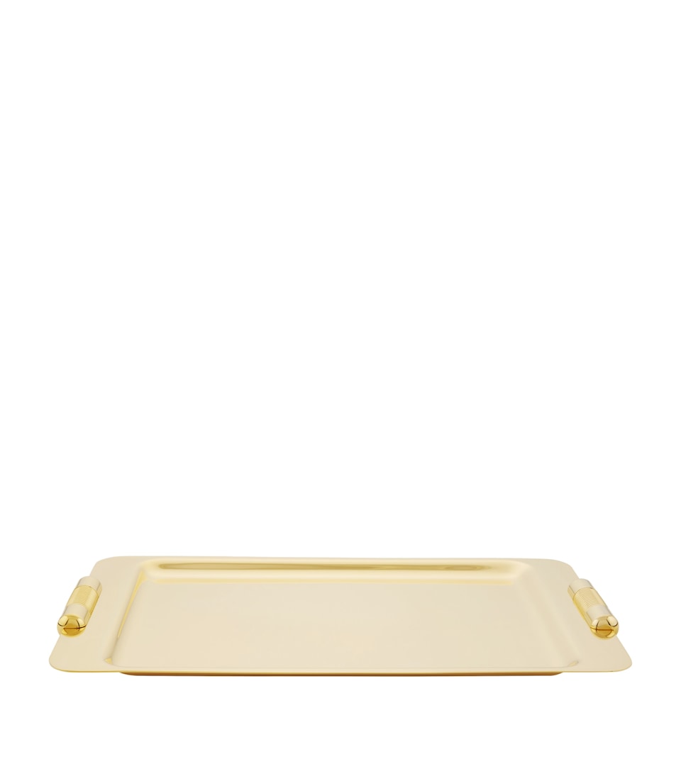 ZODIAC Large Cylinder Gold-Plated Tray Gold