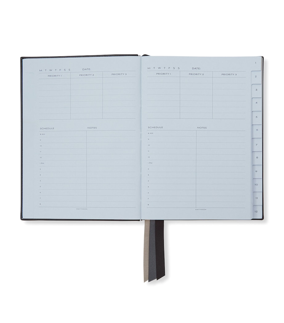 Leather Soho Planner BLACK Image 3