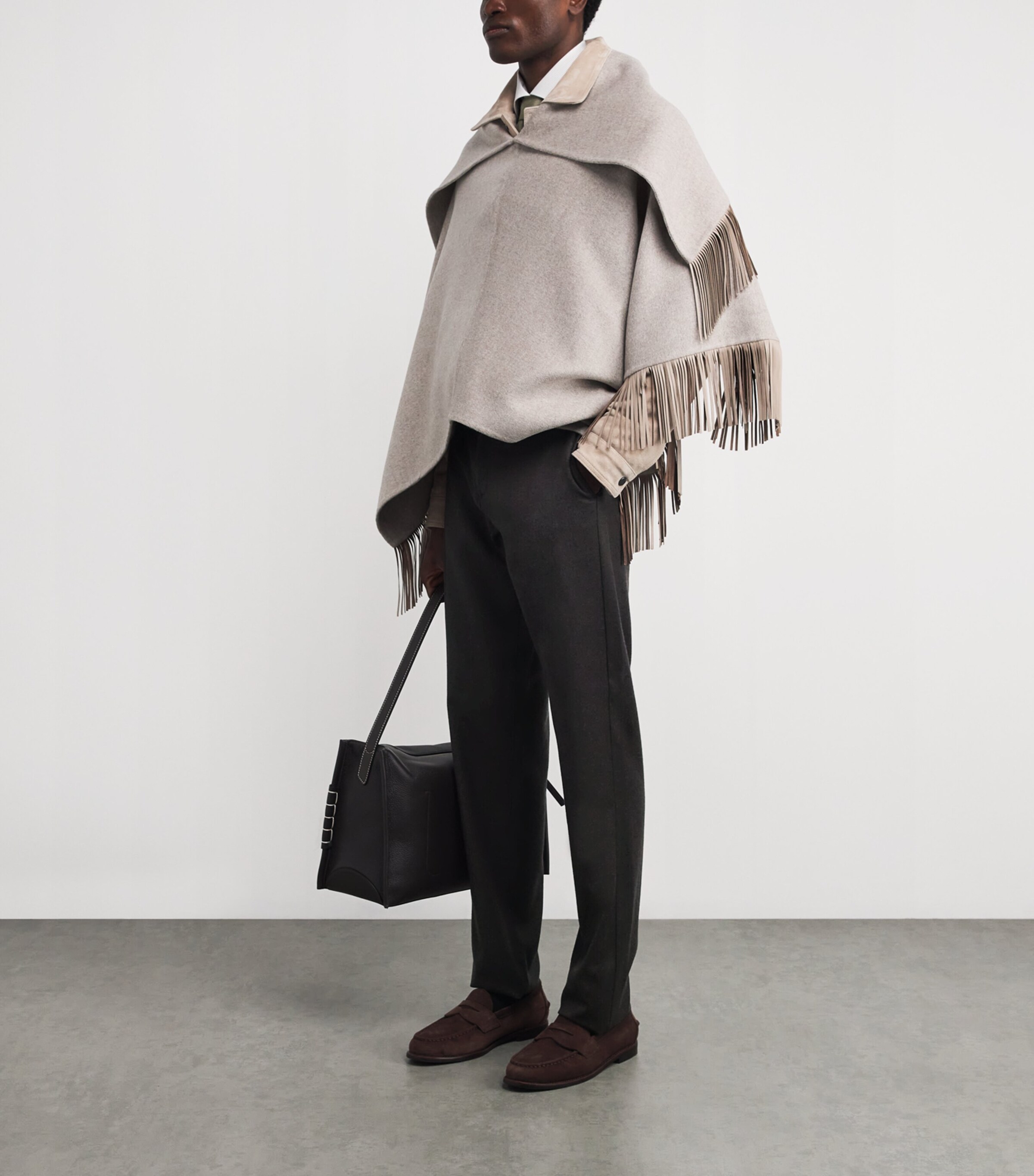 Wool Drawstring Straight Trousers 501 Image 2