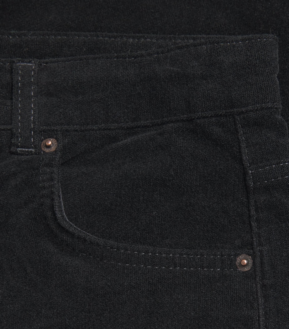 Corduroy Ultimate Wide-Leg Jeans BLACK Image 5