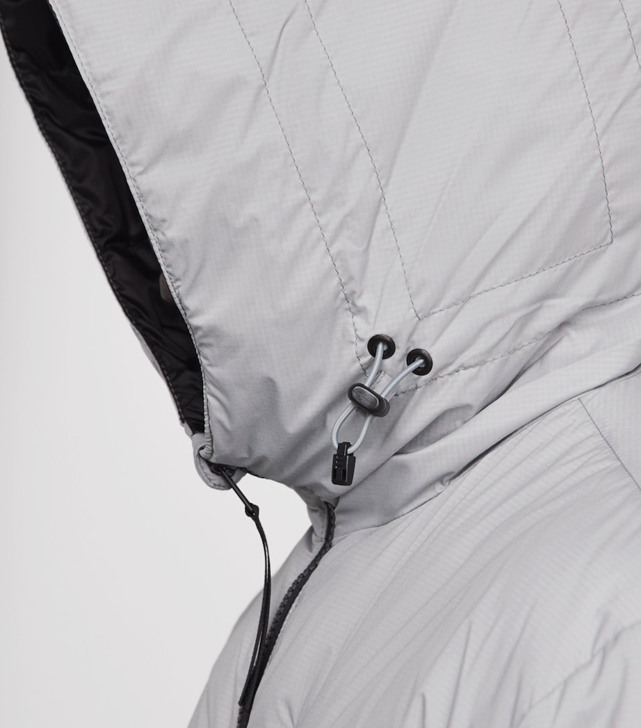 Canada Goose Mens Lodge Hooded Jacket Stratus Grey Image 3