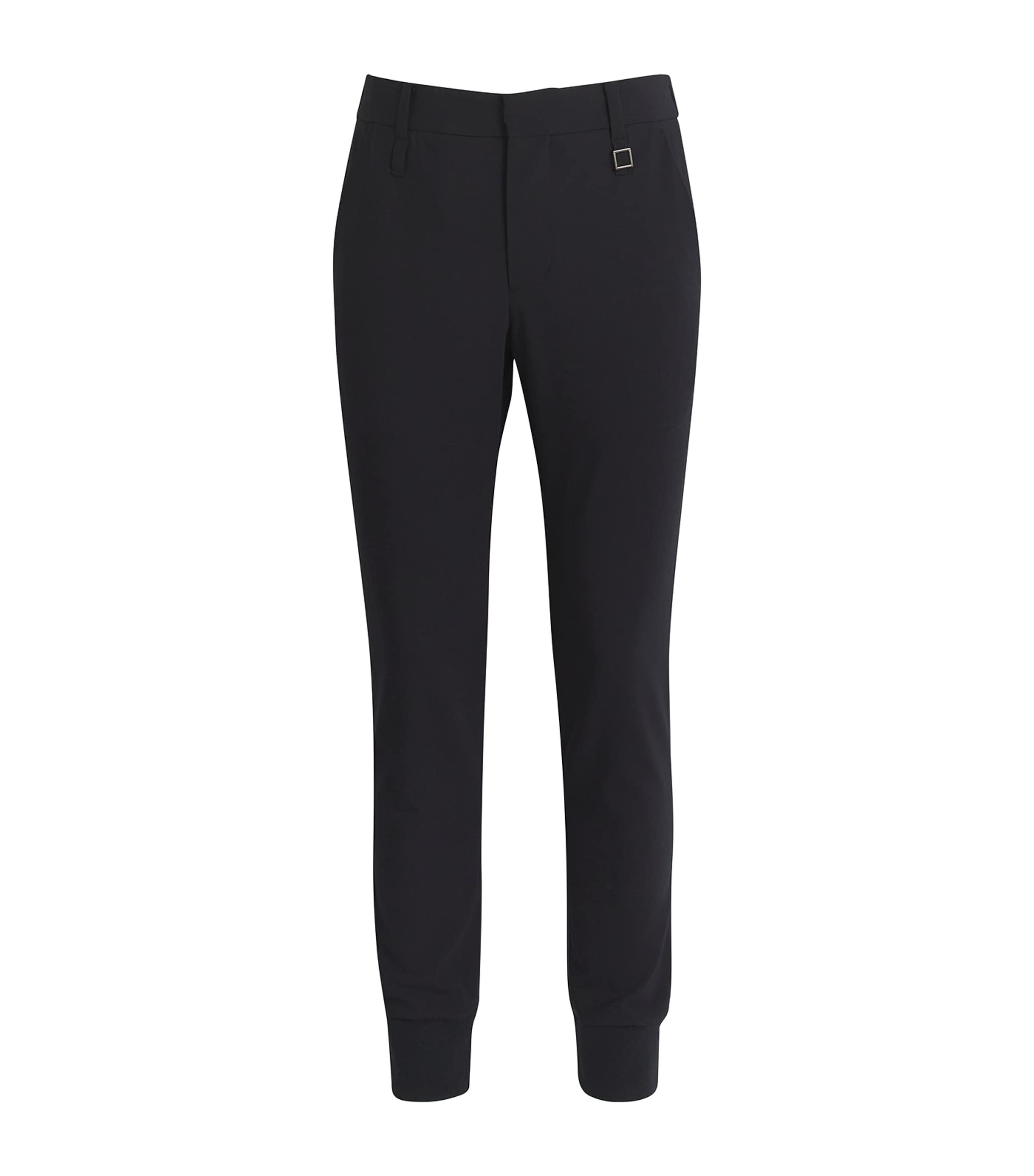 Shop Wooyoungmi Wool-blend Slim Tailored Trousers In Navy