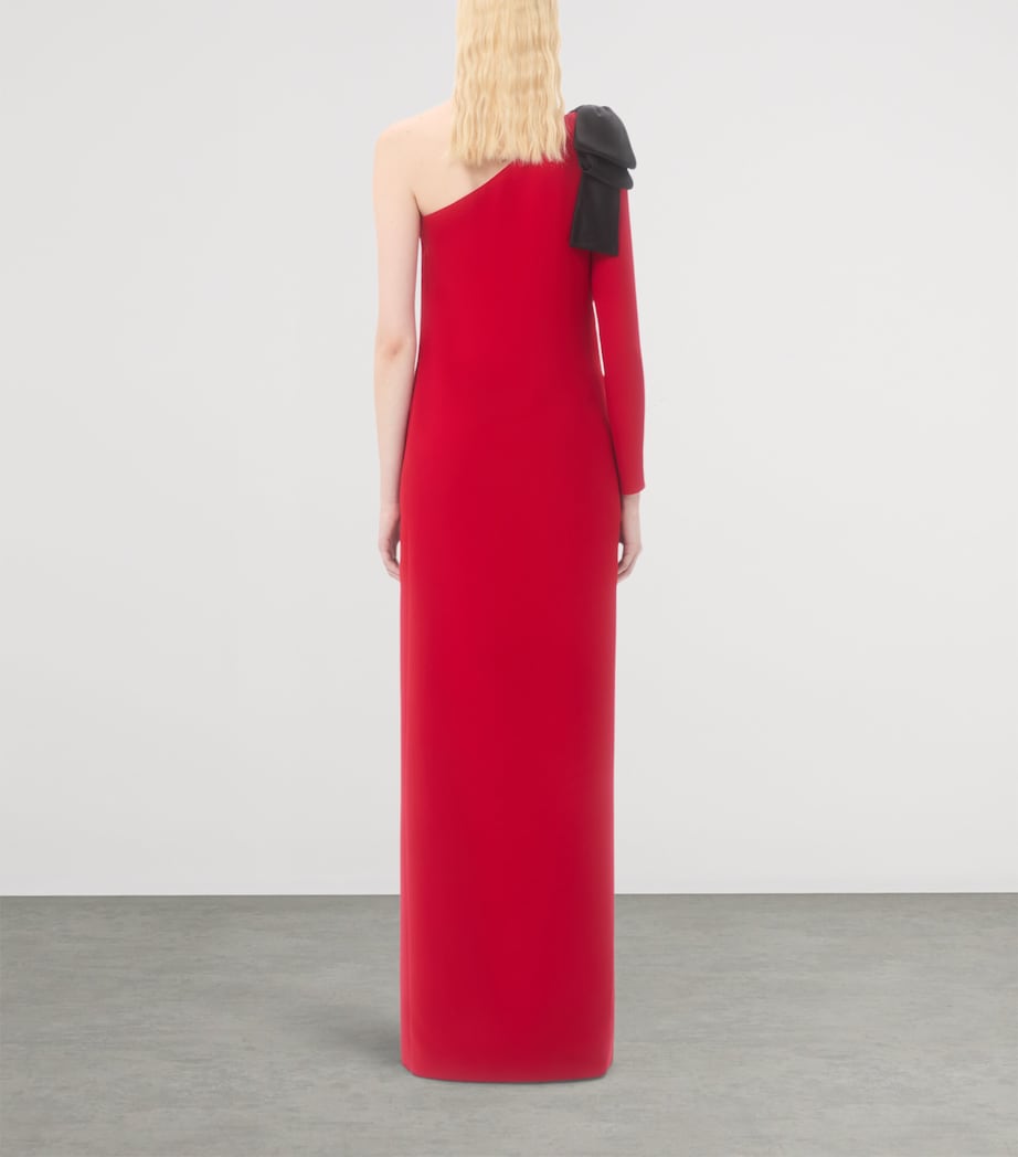 Silk One-Shoulder Gown 9QK Image 5