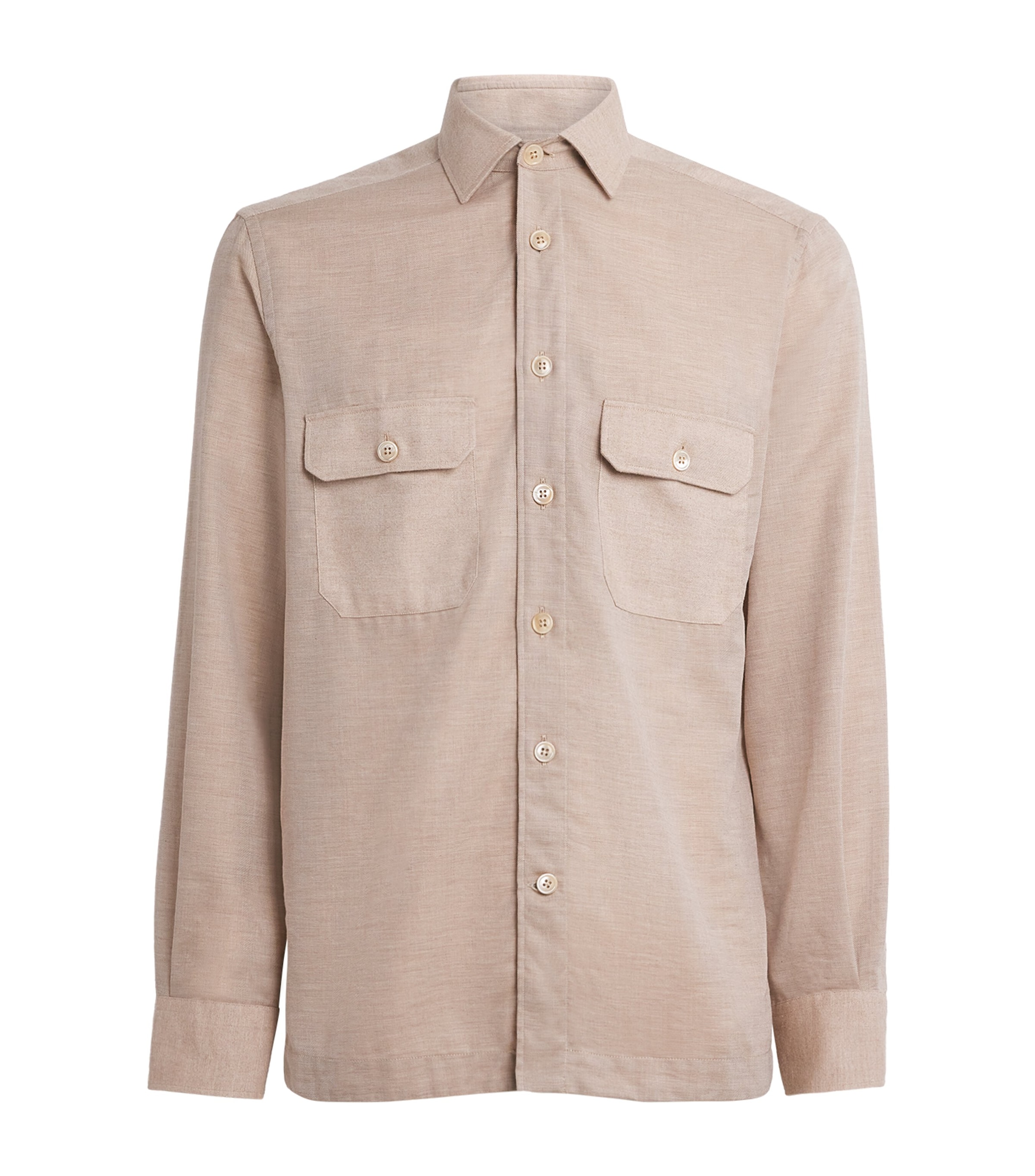 Cotton-Cashmere Shirt NATURAL / BEIGE 035 Image 1