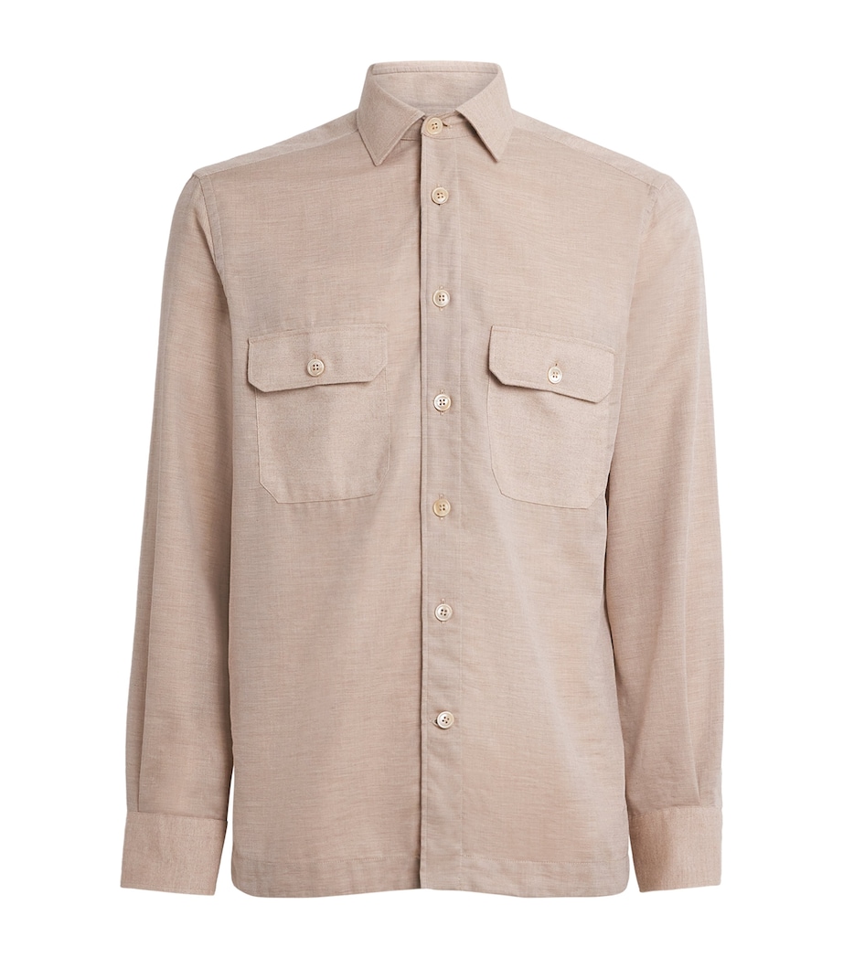 Cotton-Cashmere Shirt NATURAL / BEIGE 035 Image 1