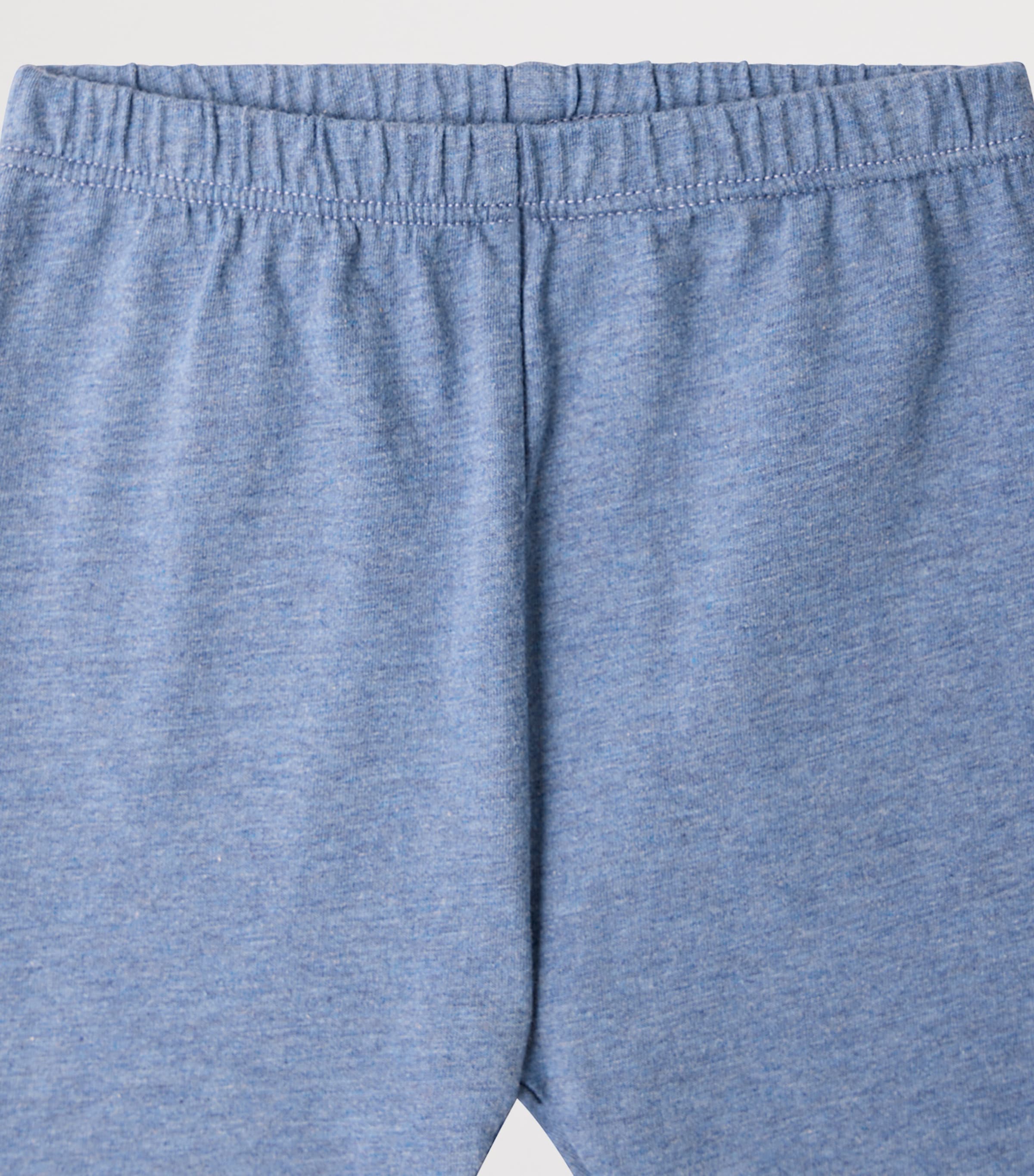 Bonpoint Cotton Leggings (3-18 Months) Bleu Du Nord Image 3