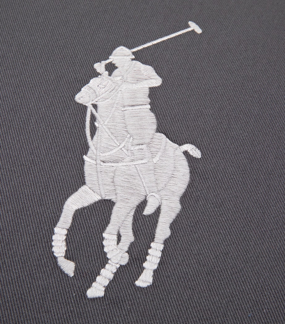 Polo Pony Cushion Cover (50cm x 50cm) GREY Image 3