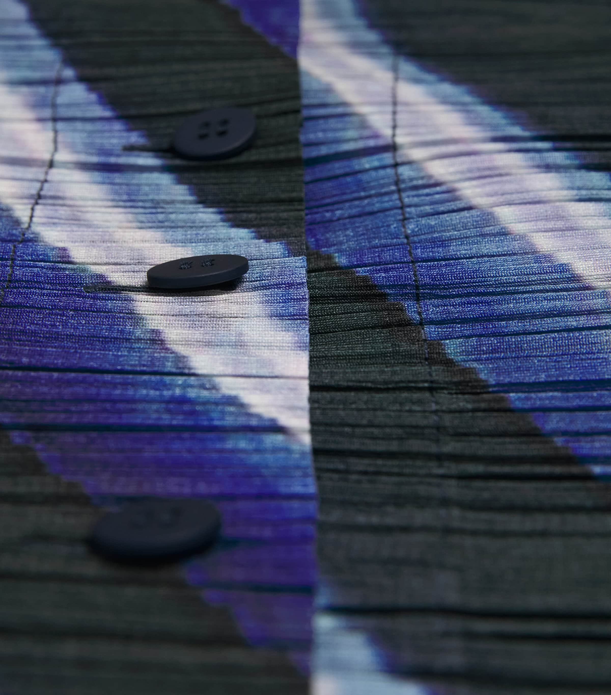 City Collage Cardigan GREY X NAVY Image 5