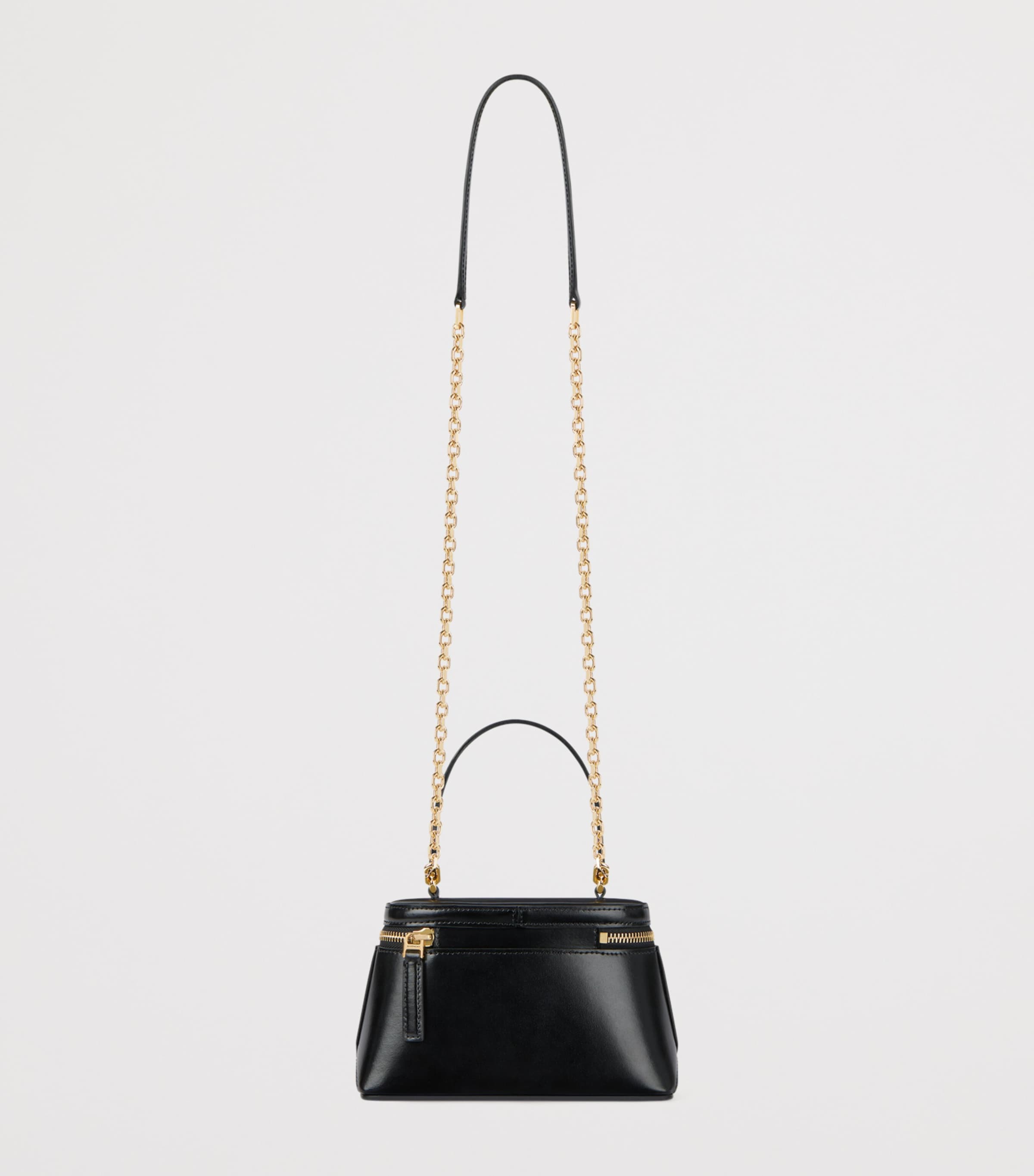 Leather Antigona Vanity Top-Handle Bag BLACK Image 4