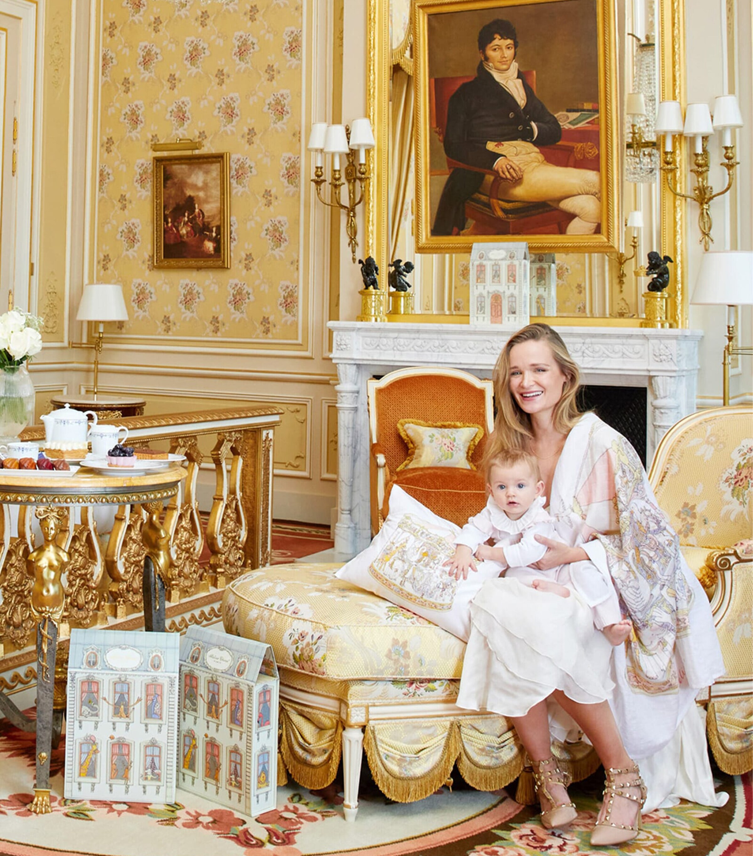 Atelier Choux Velour Carousel Cushion Image 2